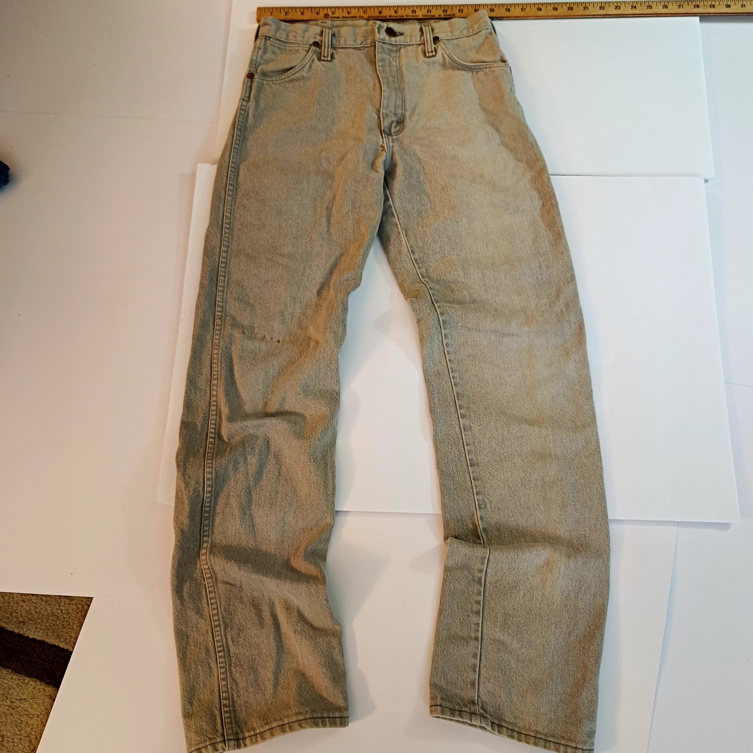 Wrangler Beige Denim Jeans 31x34 Classic Fit