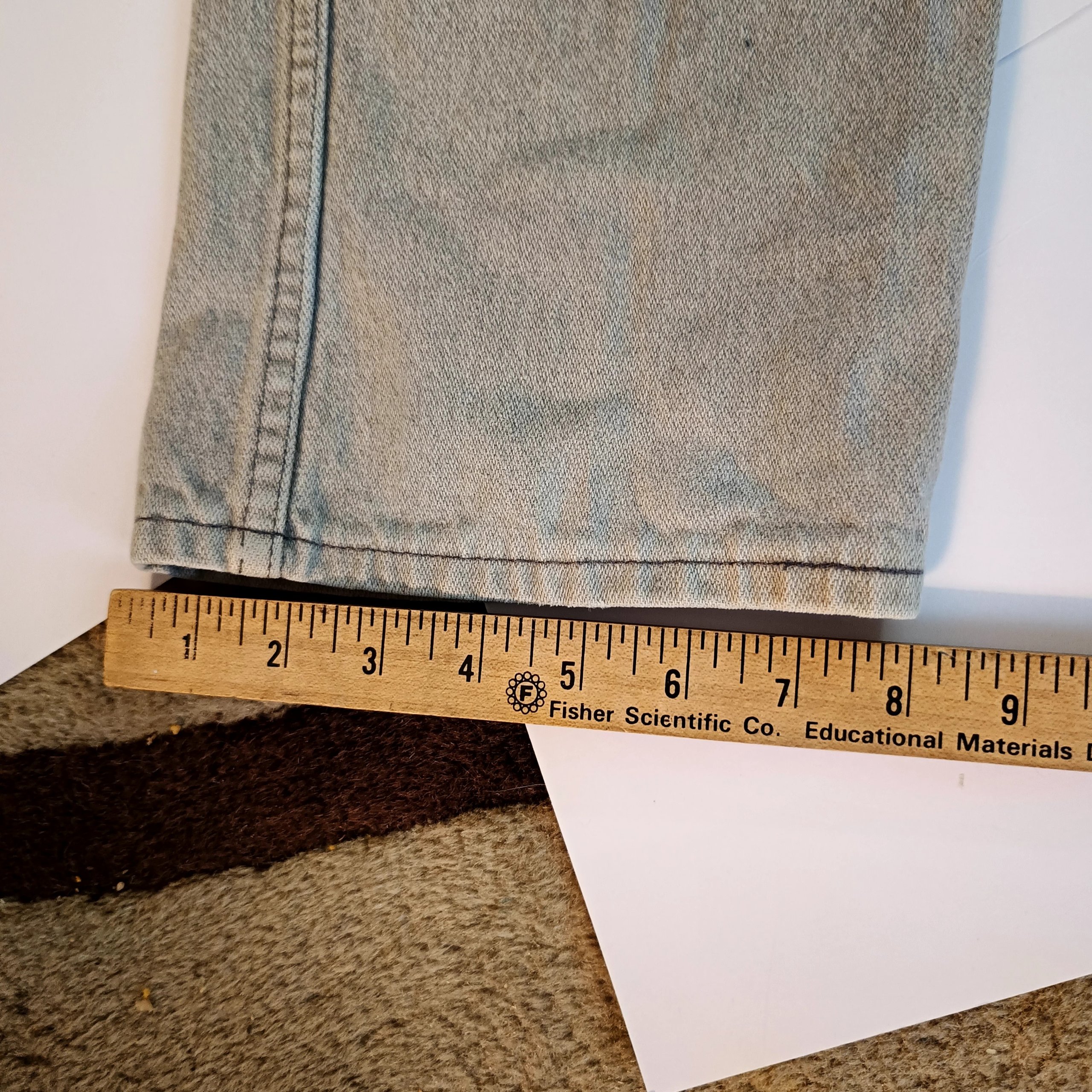 Wrangler Beige Denim Jeans 31x34 Classic Fit image 3