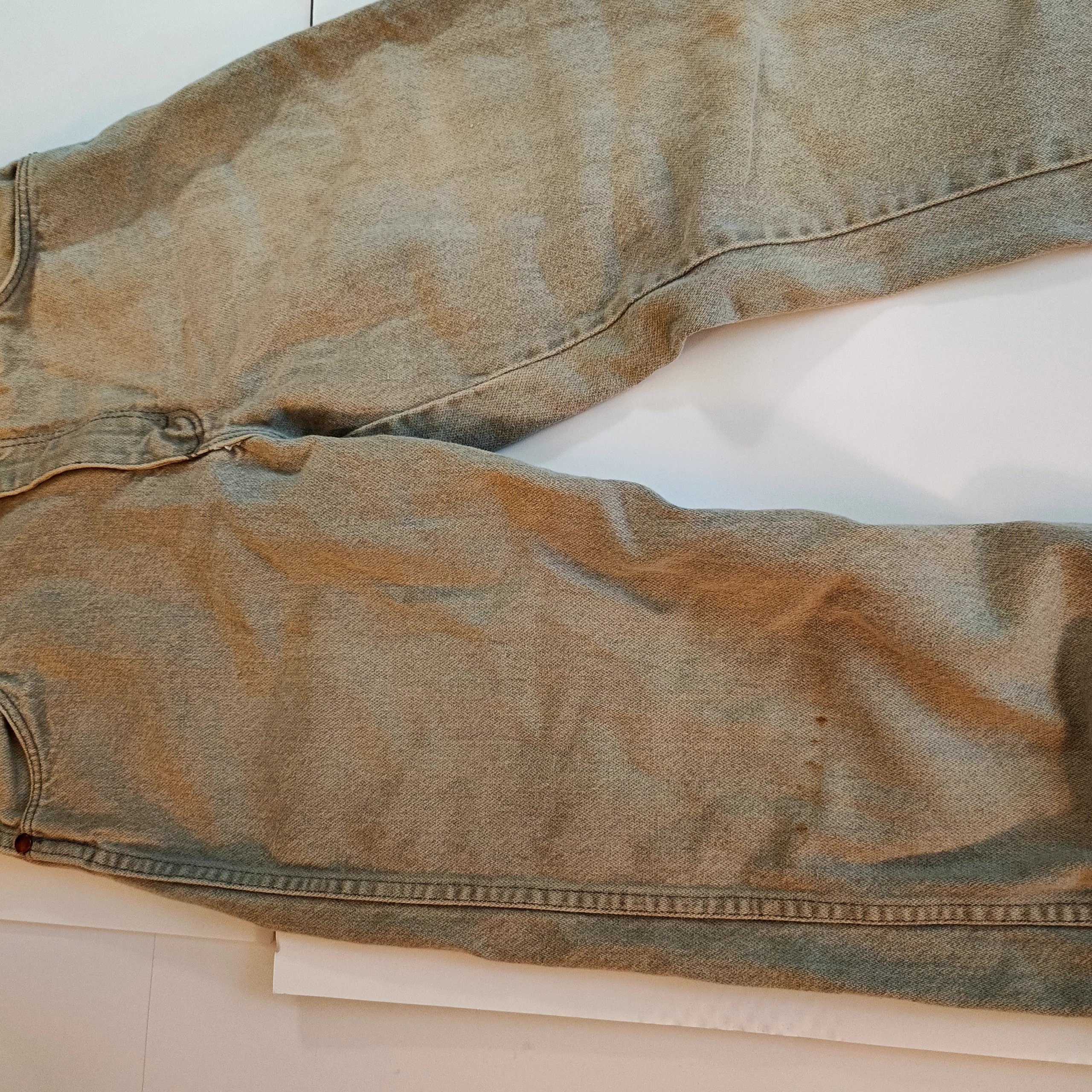 Wrangler Beige Denim Jeans 31x34 Classic Fit image 5