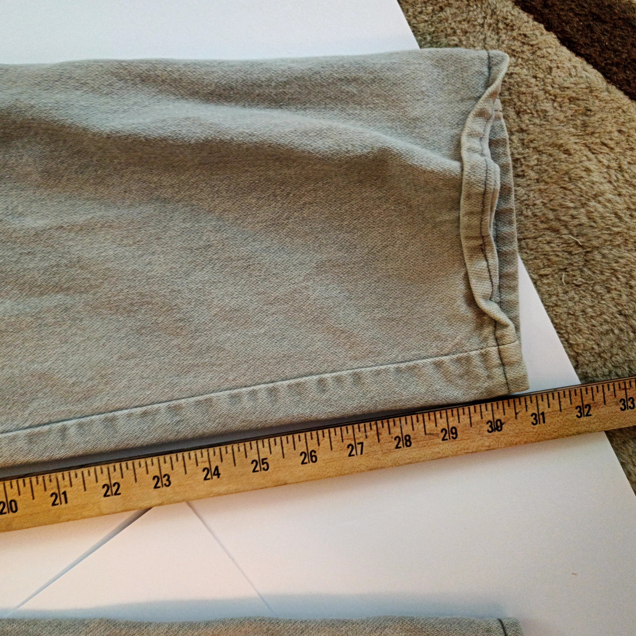 Wrangler Beige Denim Jeans 31x34 Classic Fit image 8