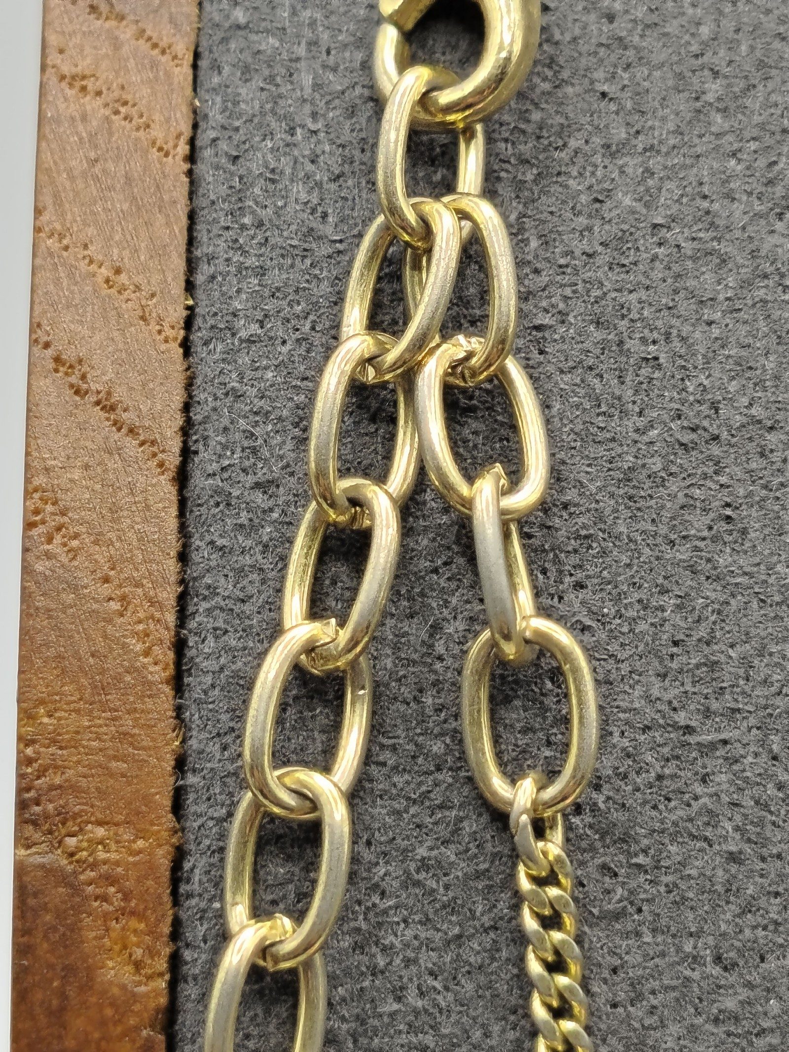 C D'Orlan Gold Tone Green Crystal Pendant Necklace Women image 5