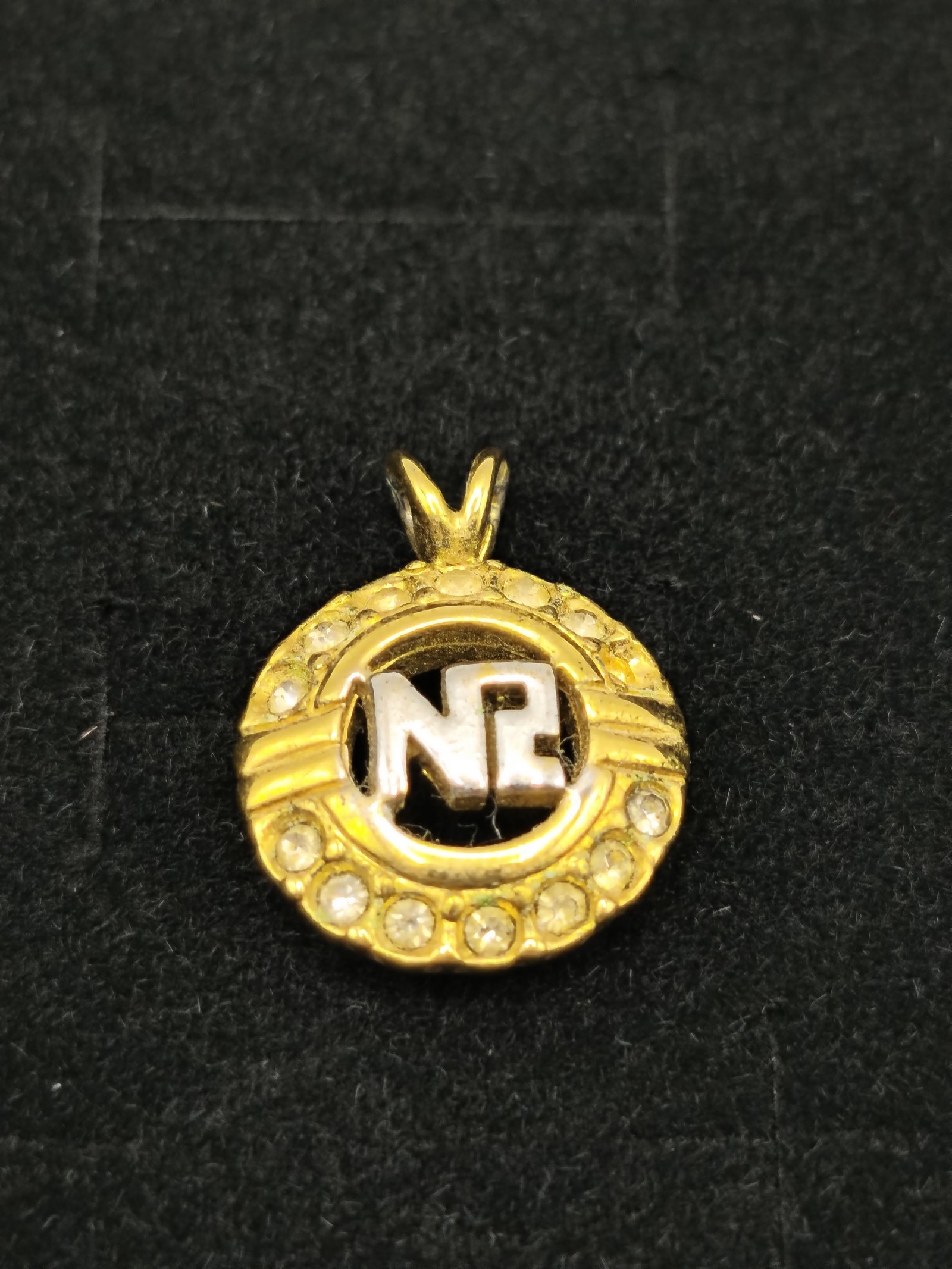 Nina Ricci Women's Gold Tone & Rhinestone Pendant Charm Other image 2