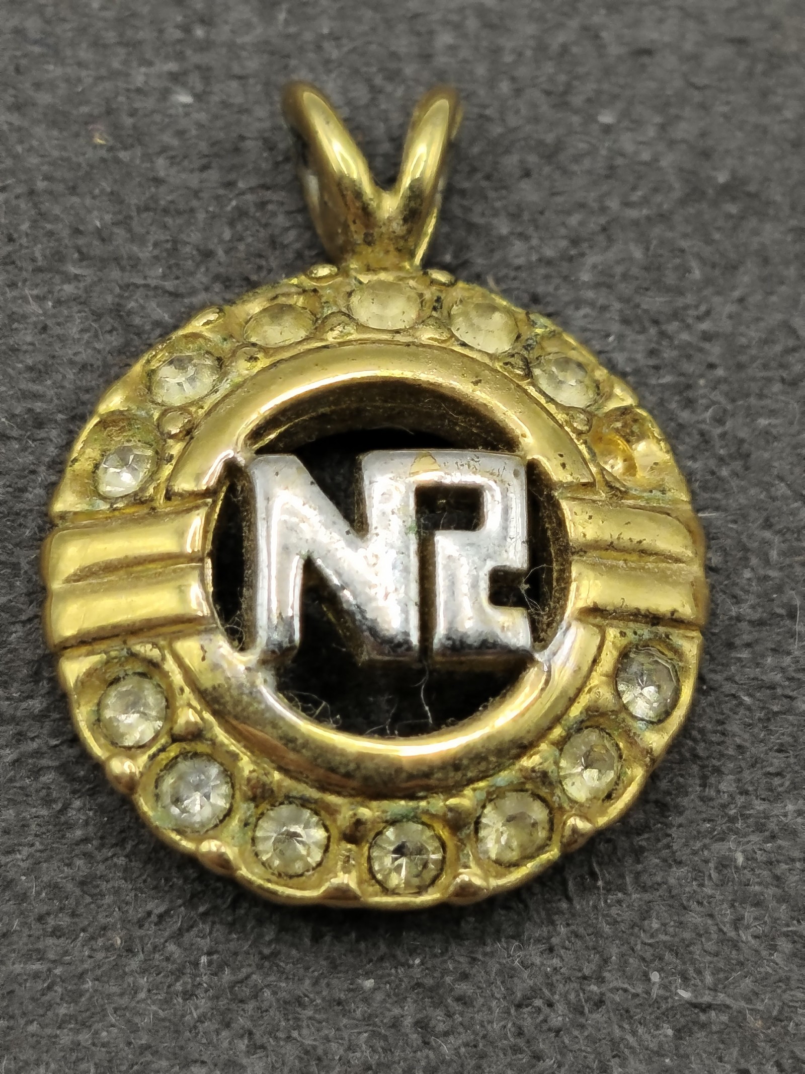 Nina Ricci Women's Gold Tone & Rhinestone Pendant Charm Other image 3