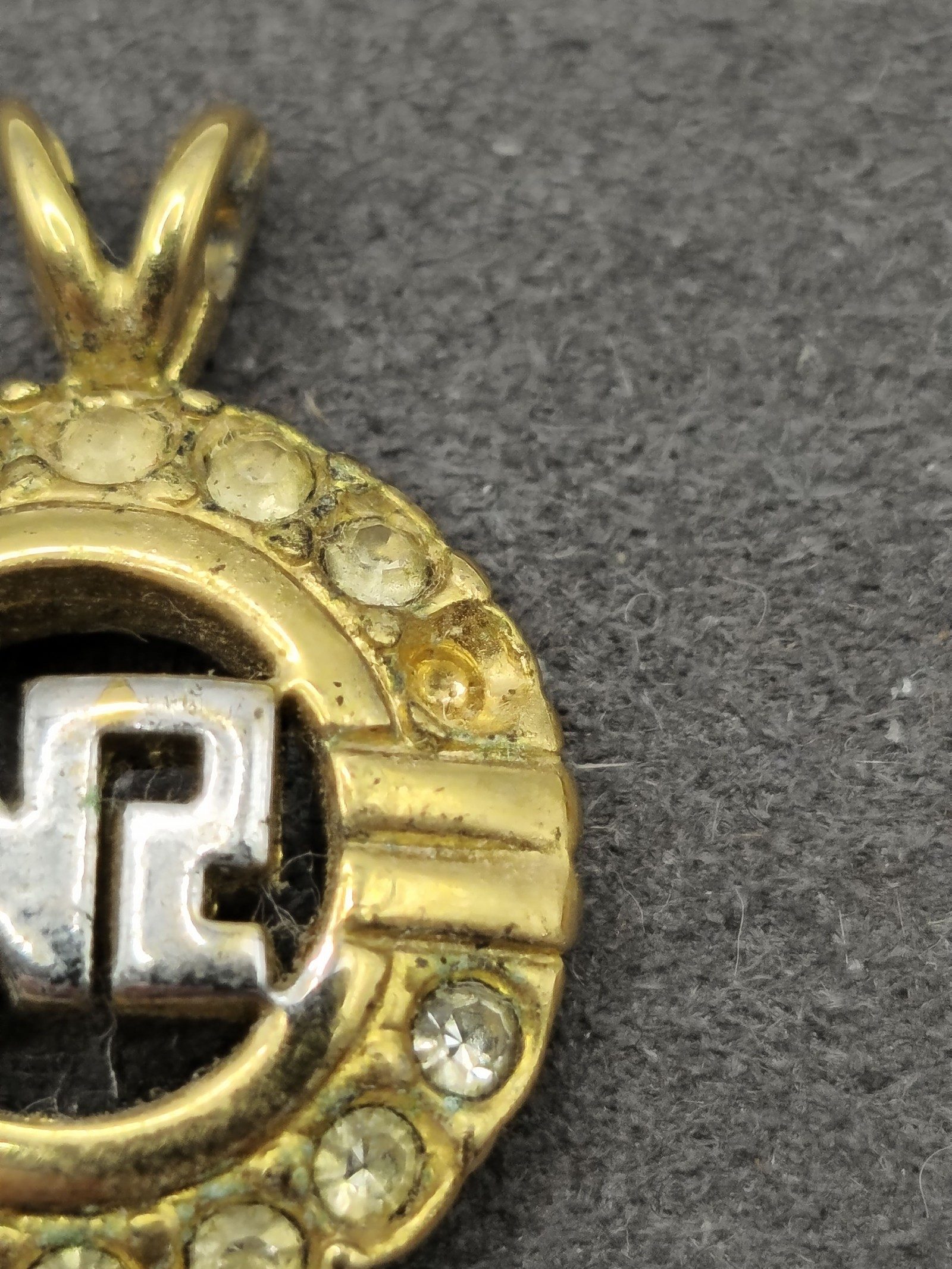 Nina Ricci Women's Gold Tone & Rhinestone Pendant Charm Other image 4
