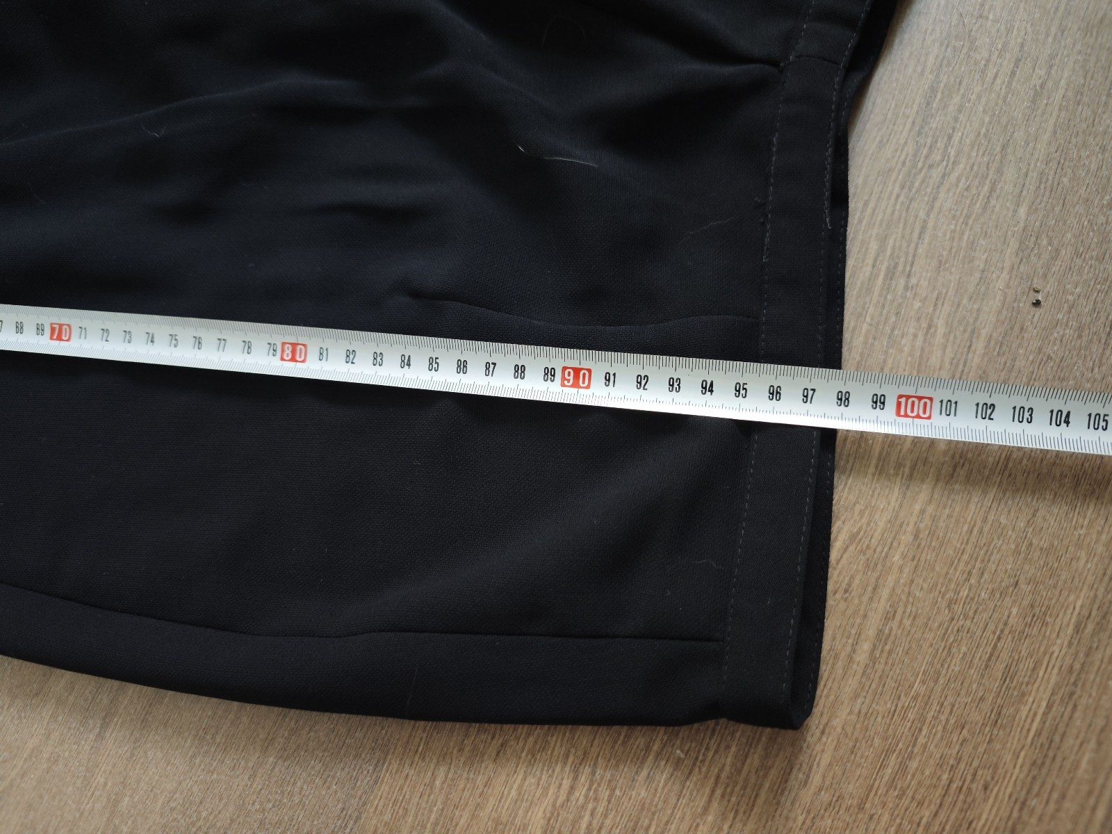 Unbranded Black Straight Leg Trousers 32 Waist image 3