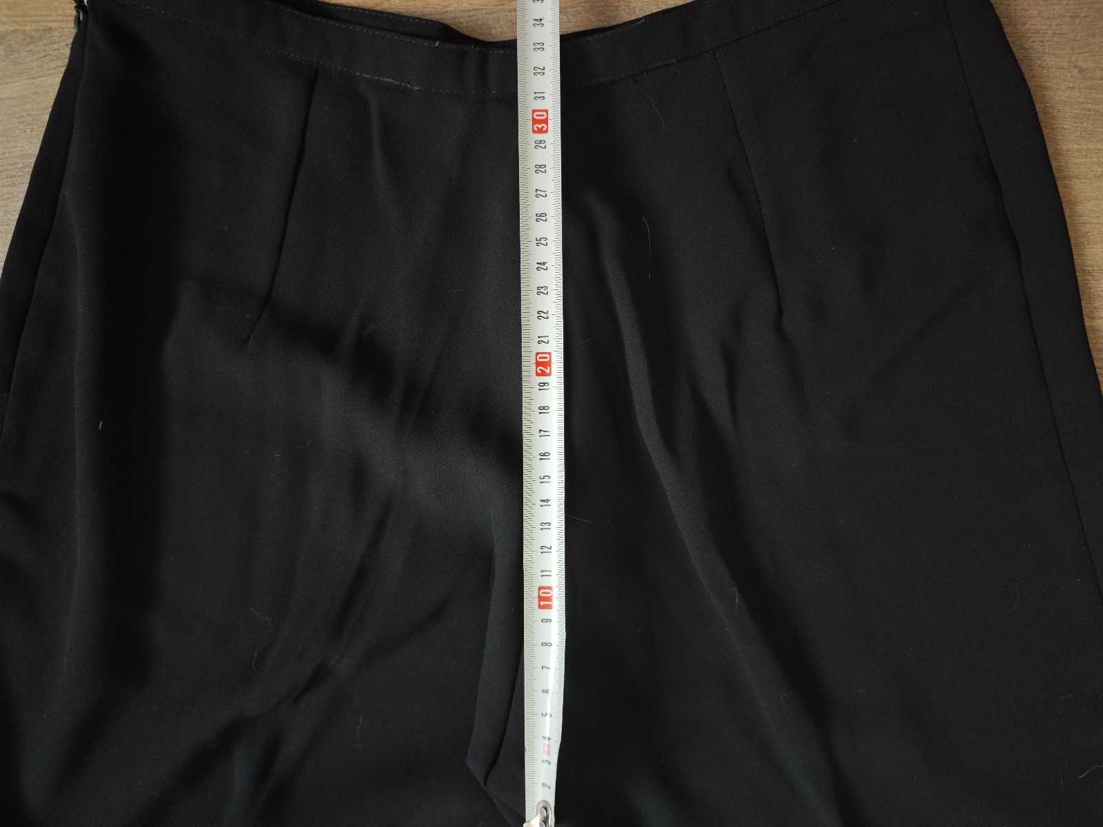 Unbranded Black Straight Leg Trousers 32 Waist image 5