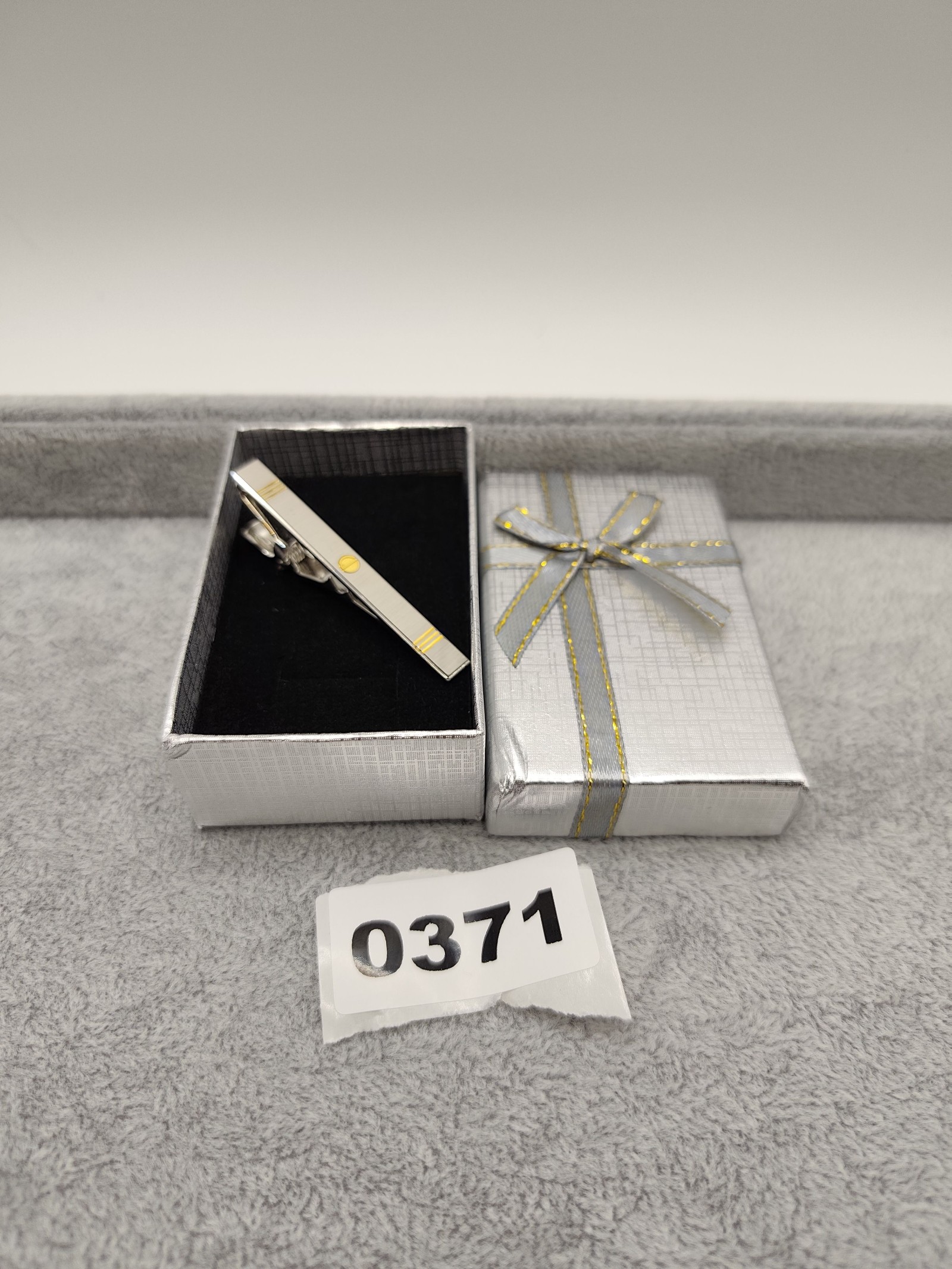 Dunhill Silver & Gold Motif Tie Clip Men Other