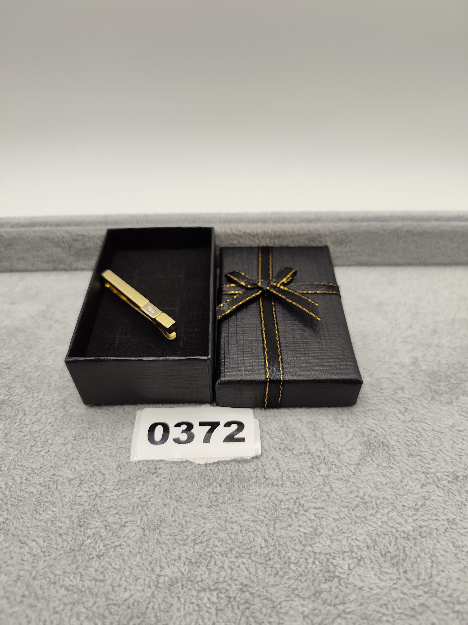 Dior Gold Tone Men's Tie Clip