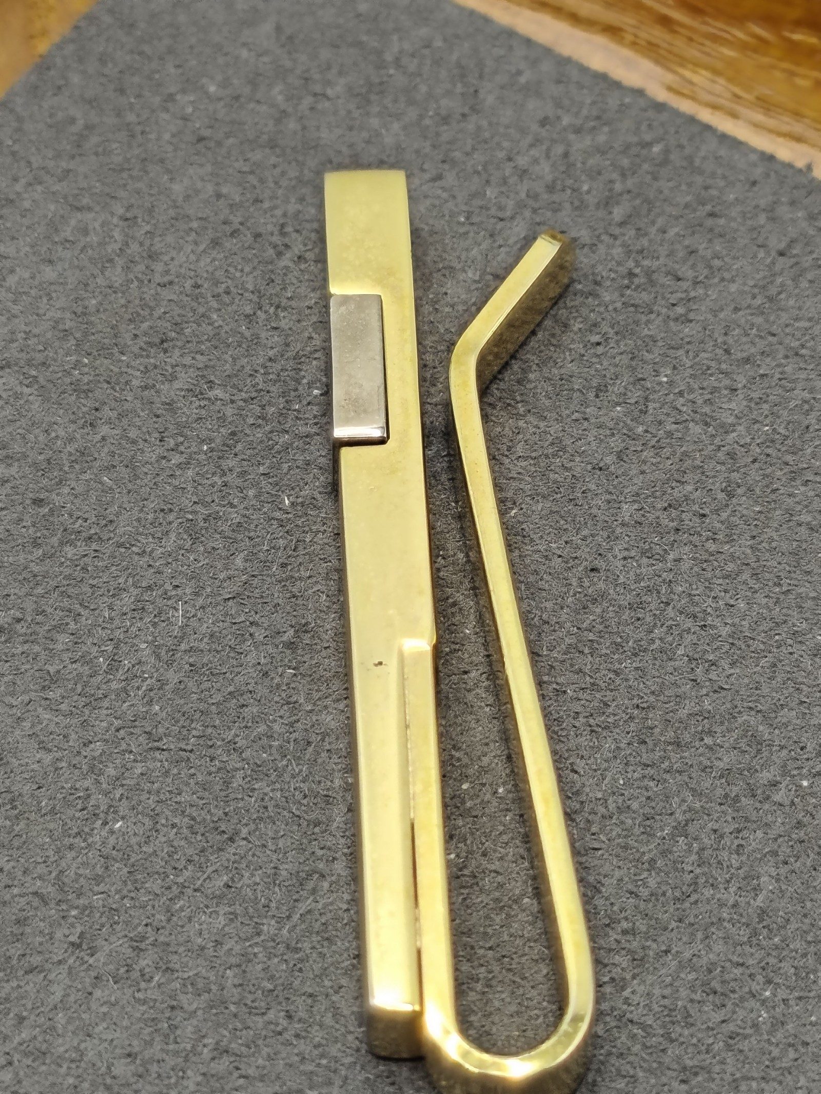 Dior Gold Tone Men's Tie Clip image 6