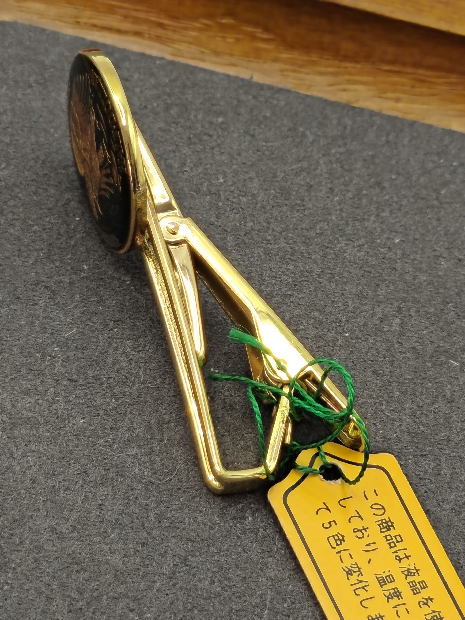 Gold & Black Eagle US Half Dollar Men's Tie Clip Other image 8