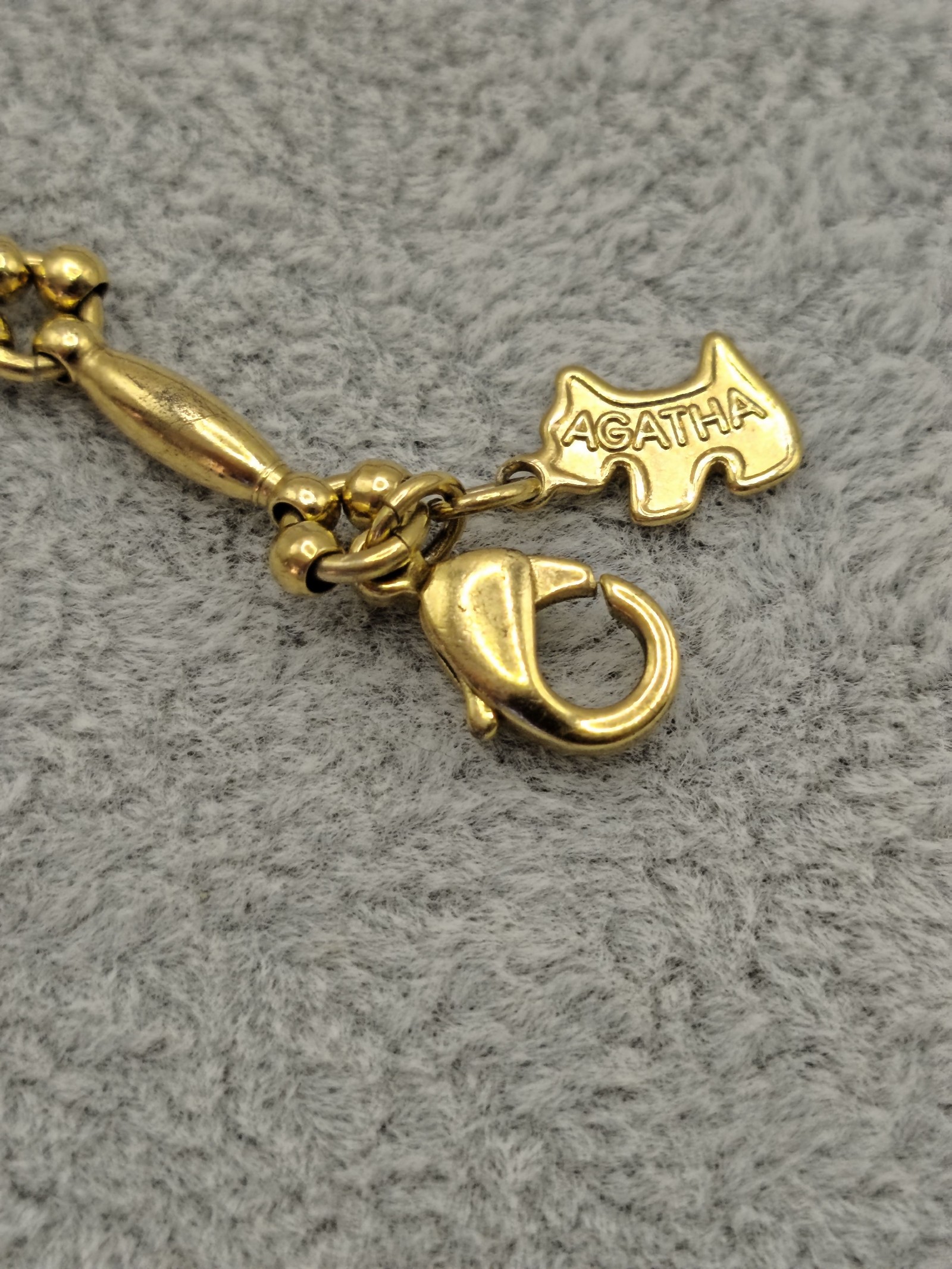 Agatha Gold Tone Women's Charm Bracelet with Dog Logo Pendant Other image 5
