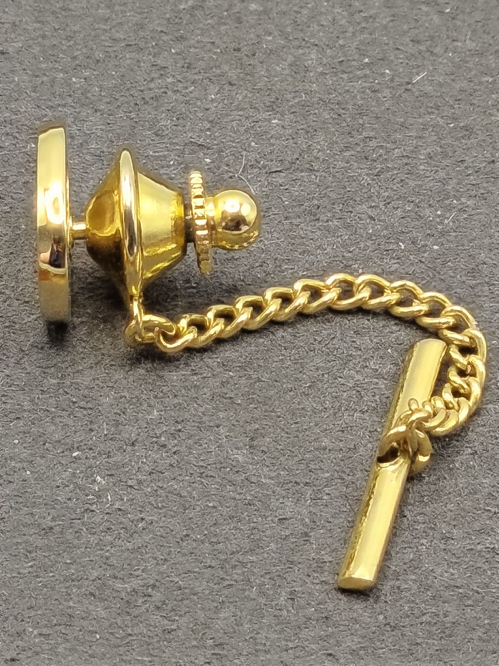 Christian Dior Gold Tone Chain Tie Clip Pin Men's Other image 5