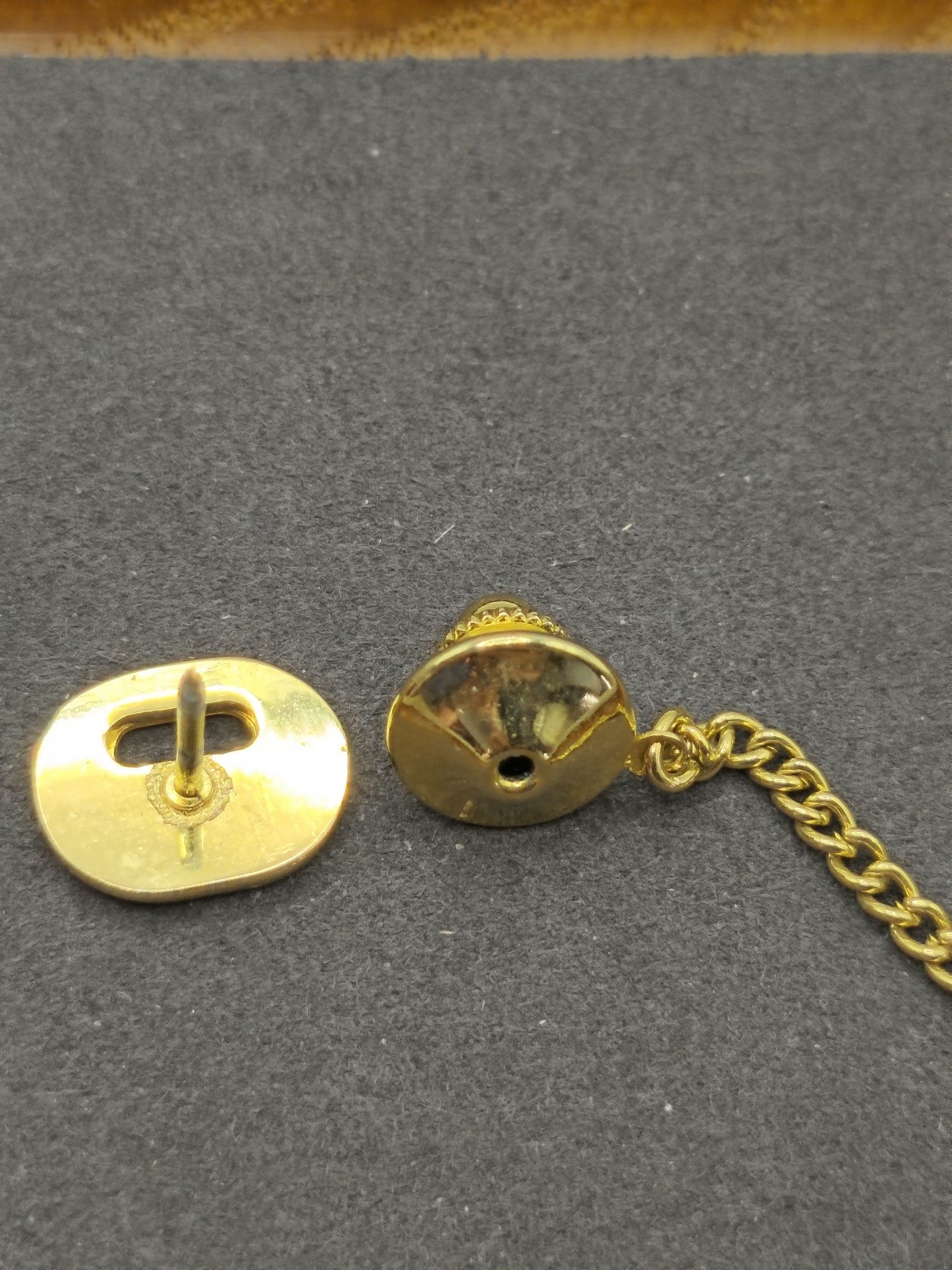 Christian Dior Gold Tone Chain Tie Clip Pin Men's Other image 7