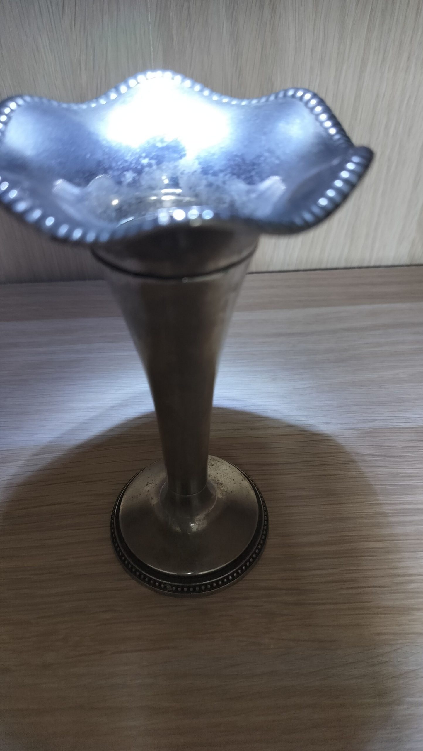 Antique Brass Candle Holder One Size 16 cm Height image 8