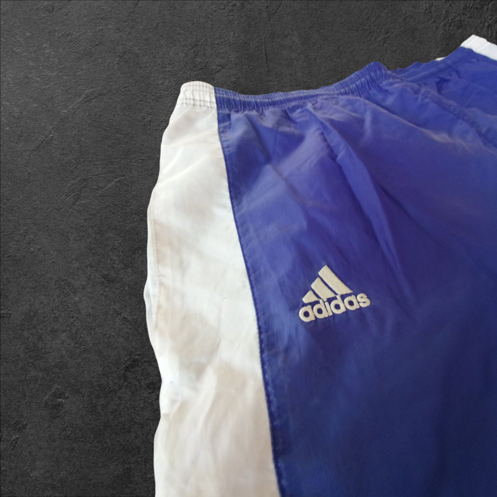 Adidas Blue & White Track Pants Medium Men's image 2