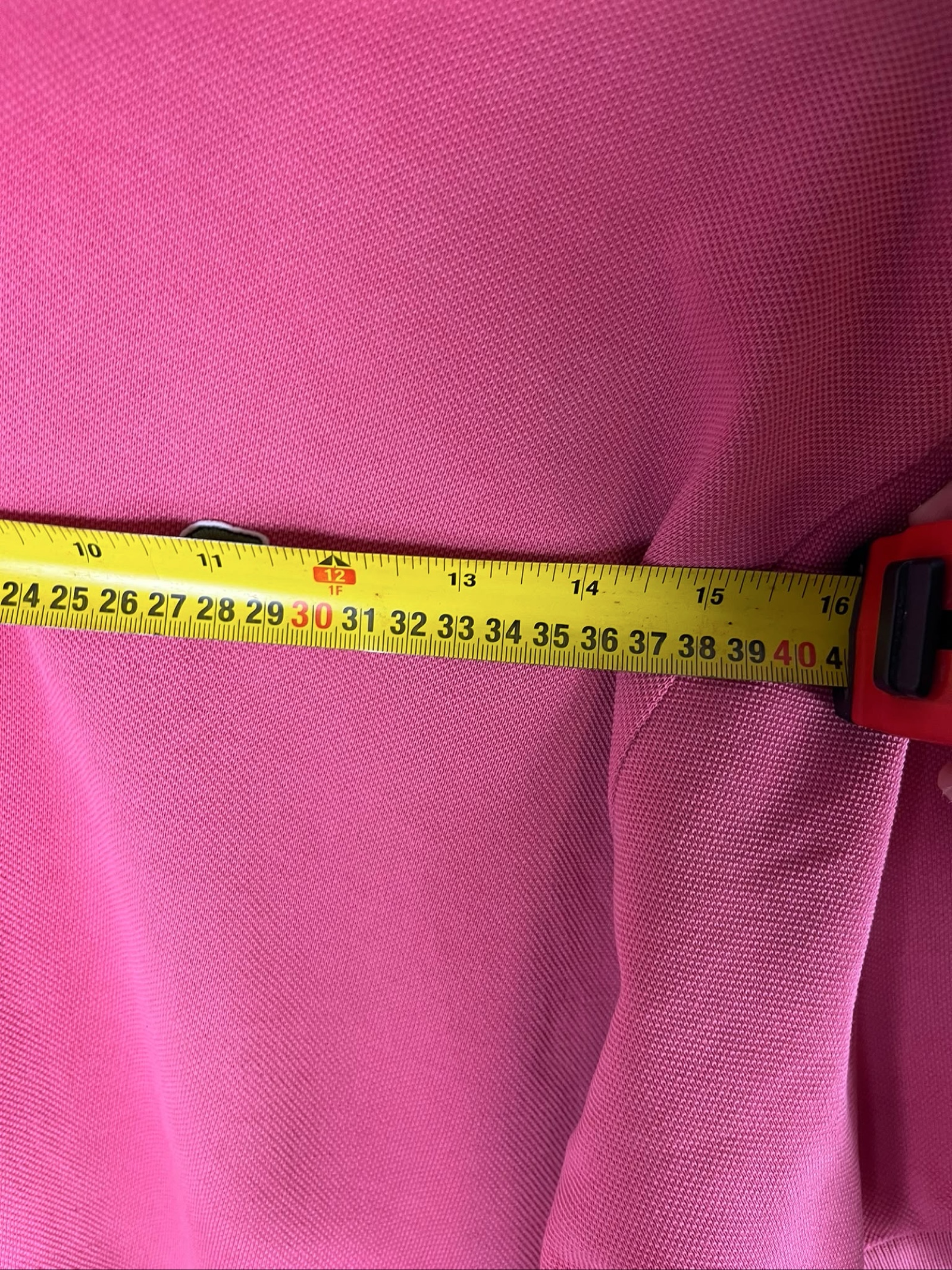 Lacoste Men Pink Polo Shirt Size 6 Classic Fit Cotton image 4