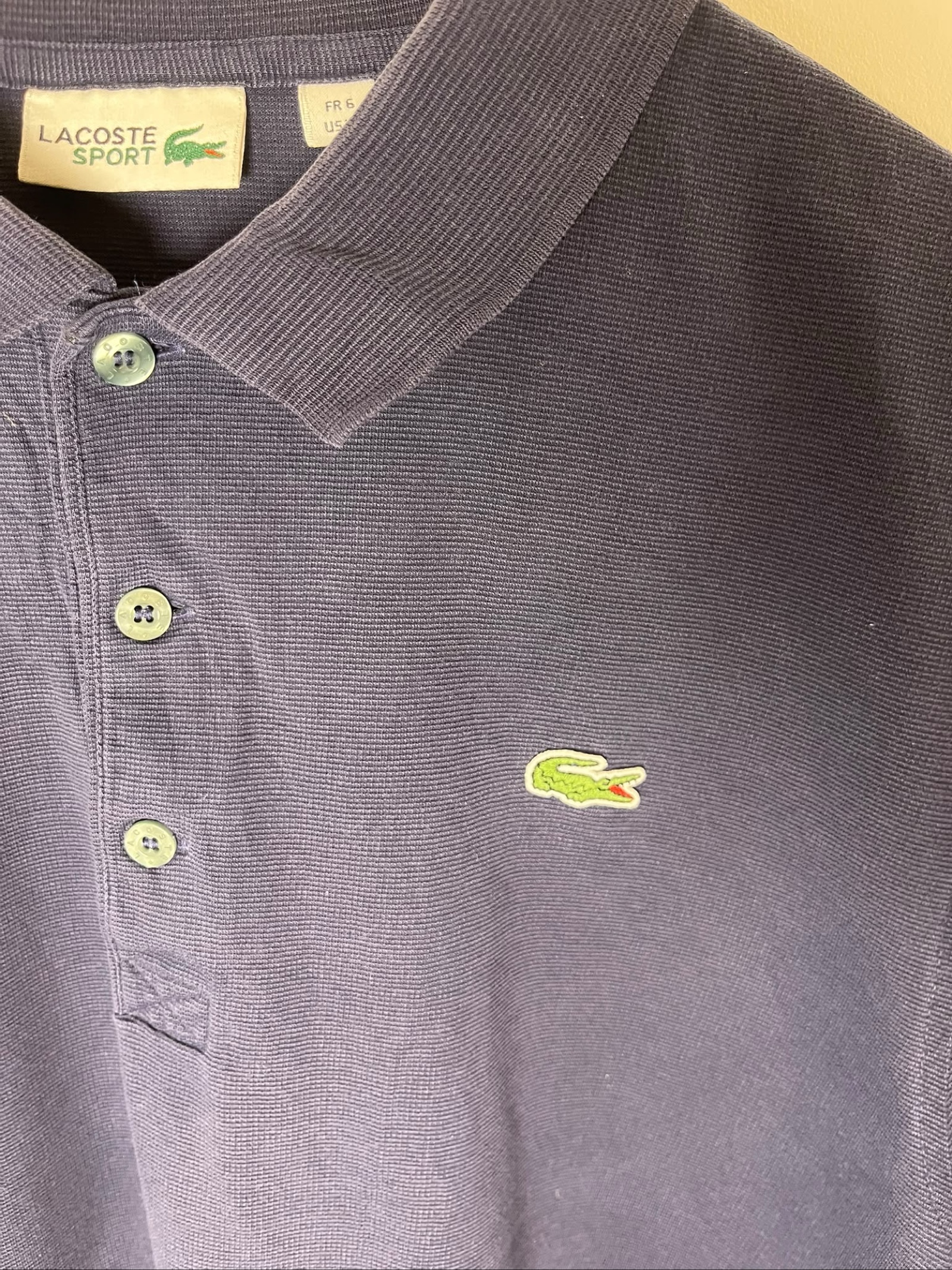 Lacoste Men's Navy Blue Polo Shirt Large Cotton image 2