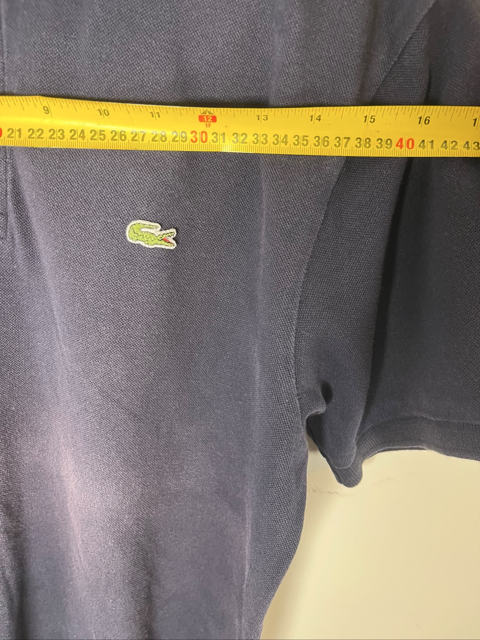 Lacoste Men's Navy Blue Polo Shirt Large Cotton image 5