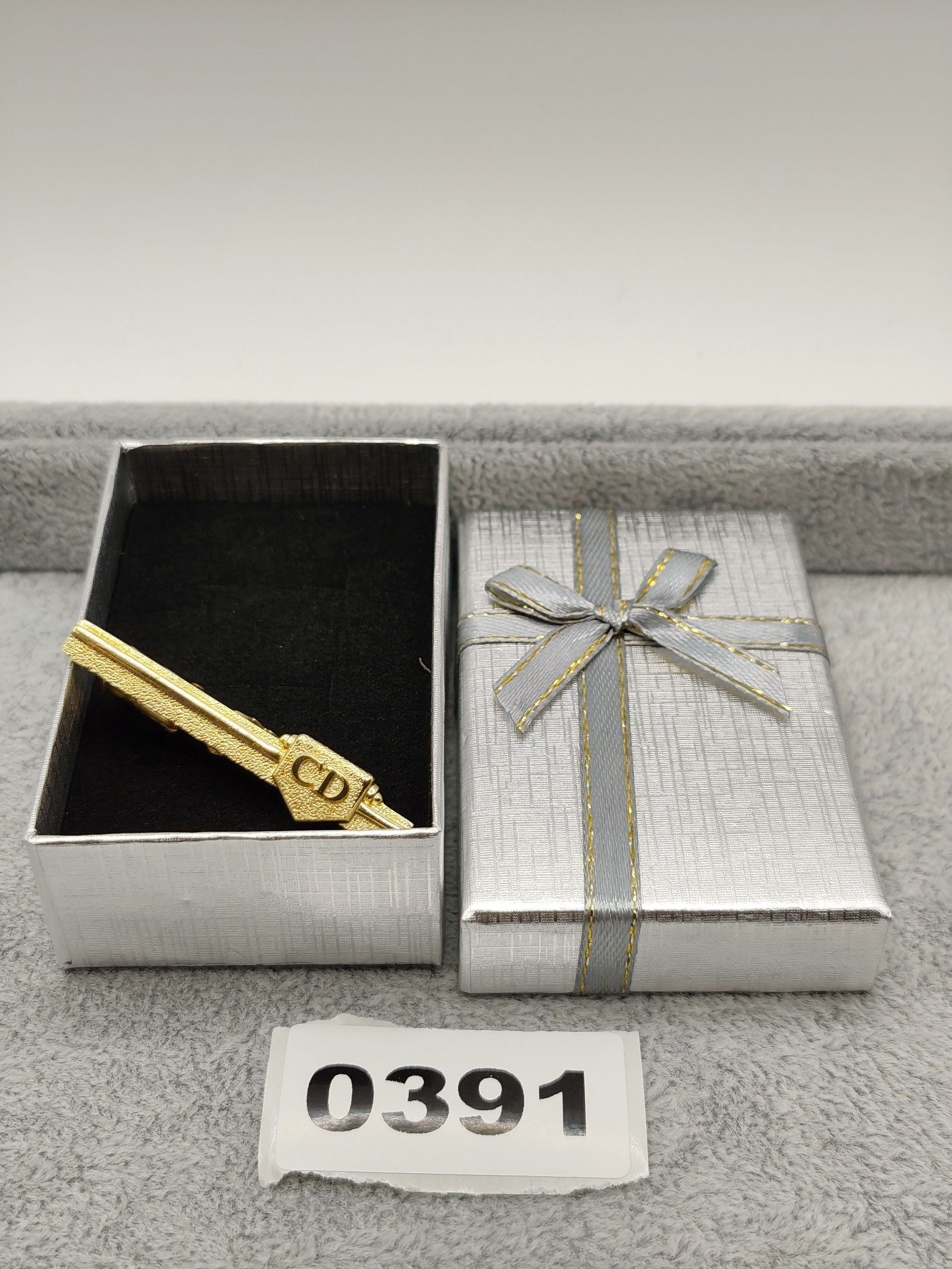 Christian Dior Gold Tone Men's Tie Clip Other