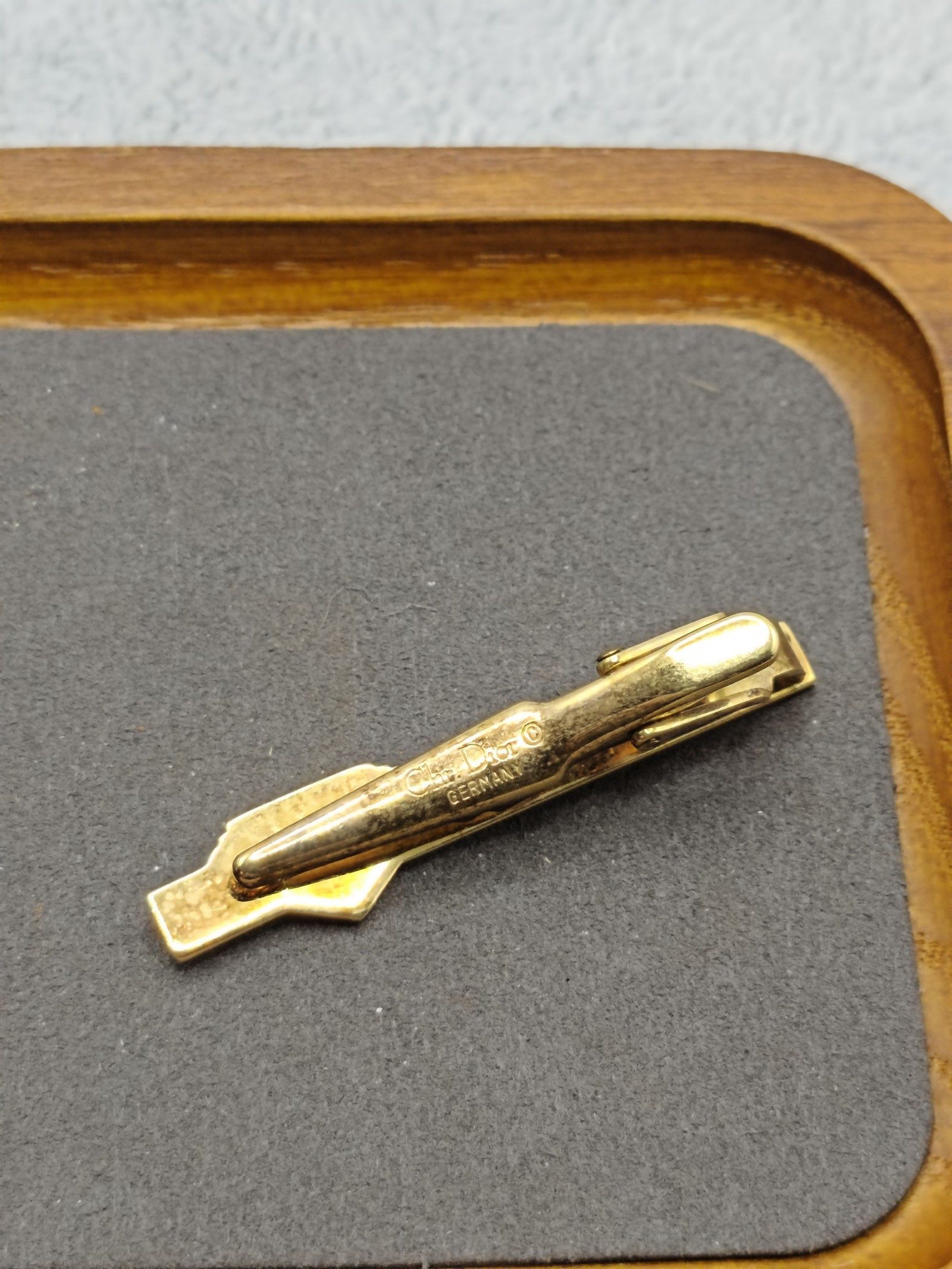 Christian Dior Gold Tone Men's Tie Clip Other image 3