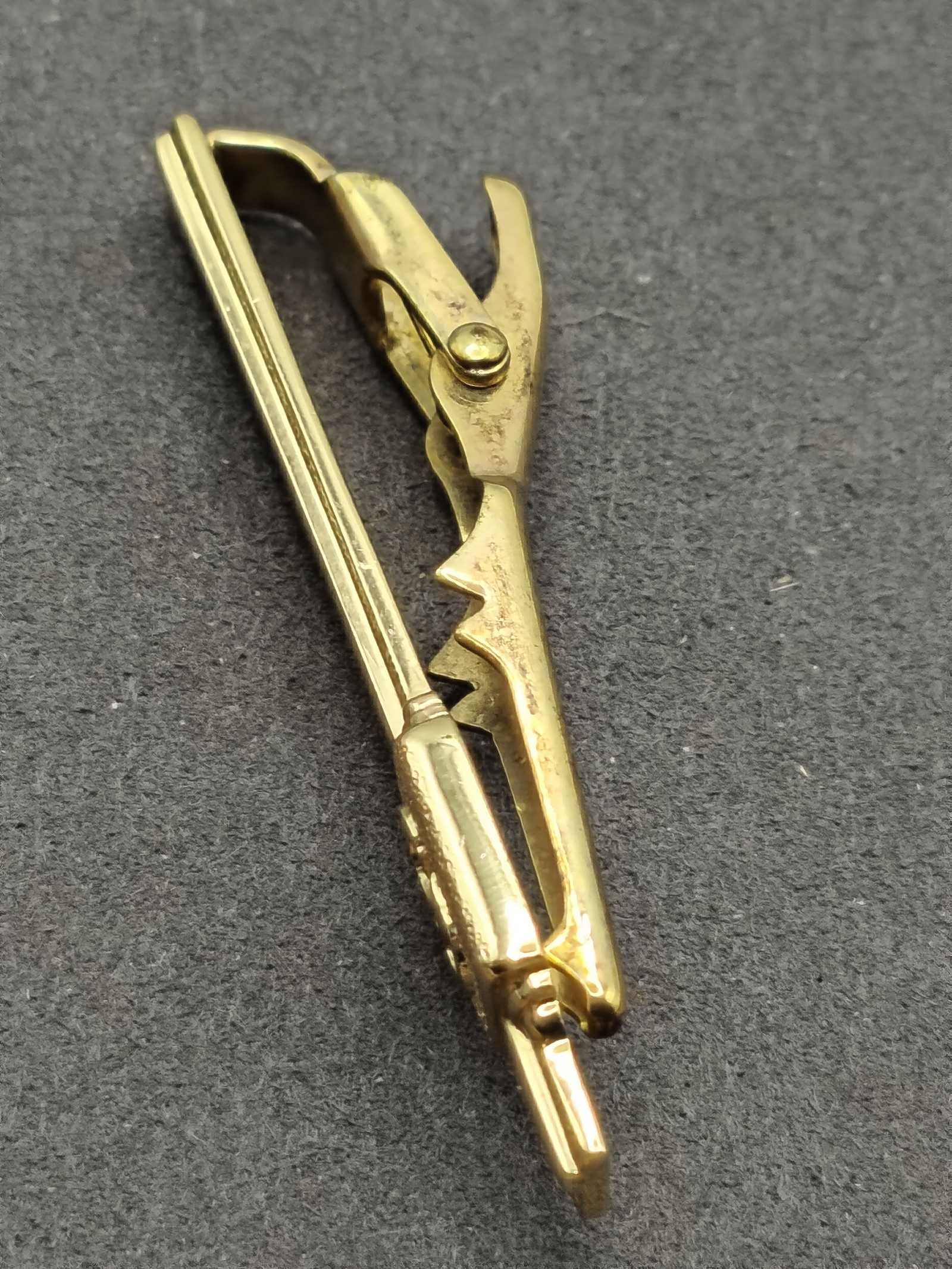 Christian Dior Gold Tone Men's Tie Clip Other image 6