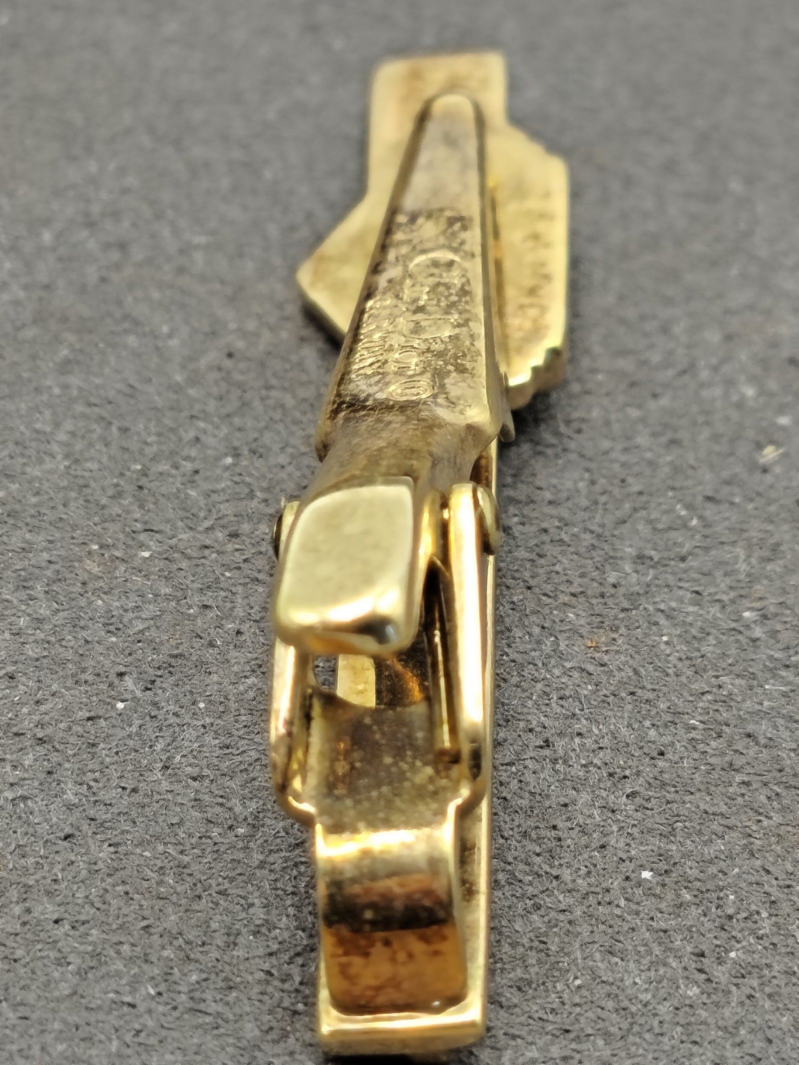 Christian Dior Gold Tone Men's Tie Clip Other image 7
