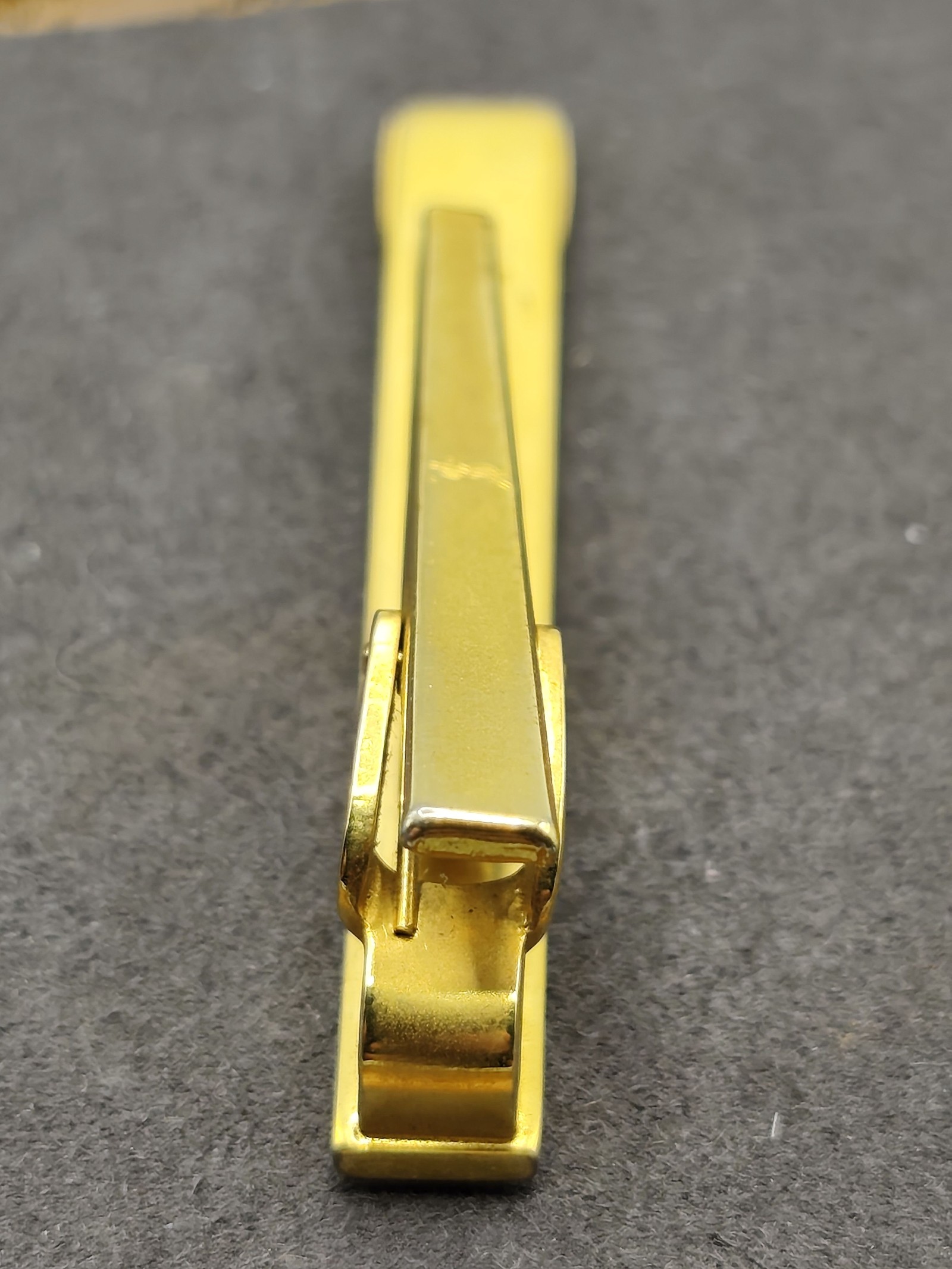 Yves Saint Laurent Gold Metal Tie Clip Men's image 9