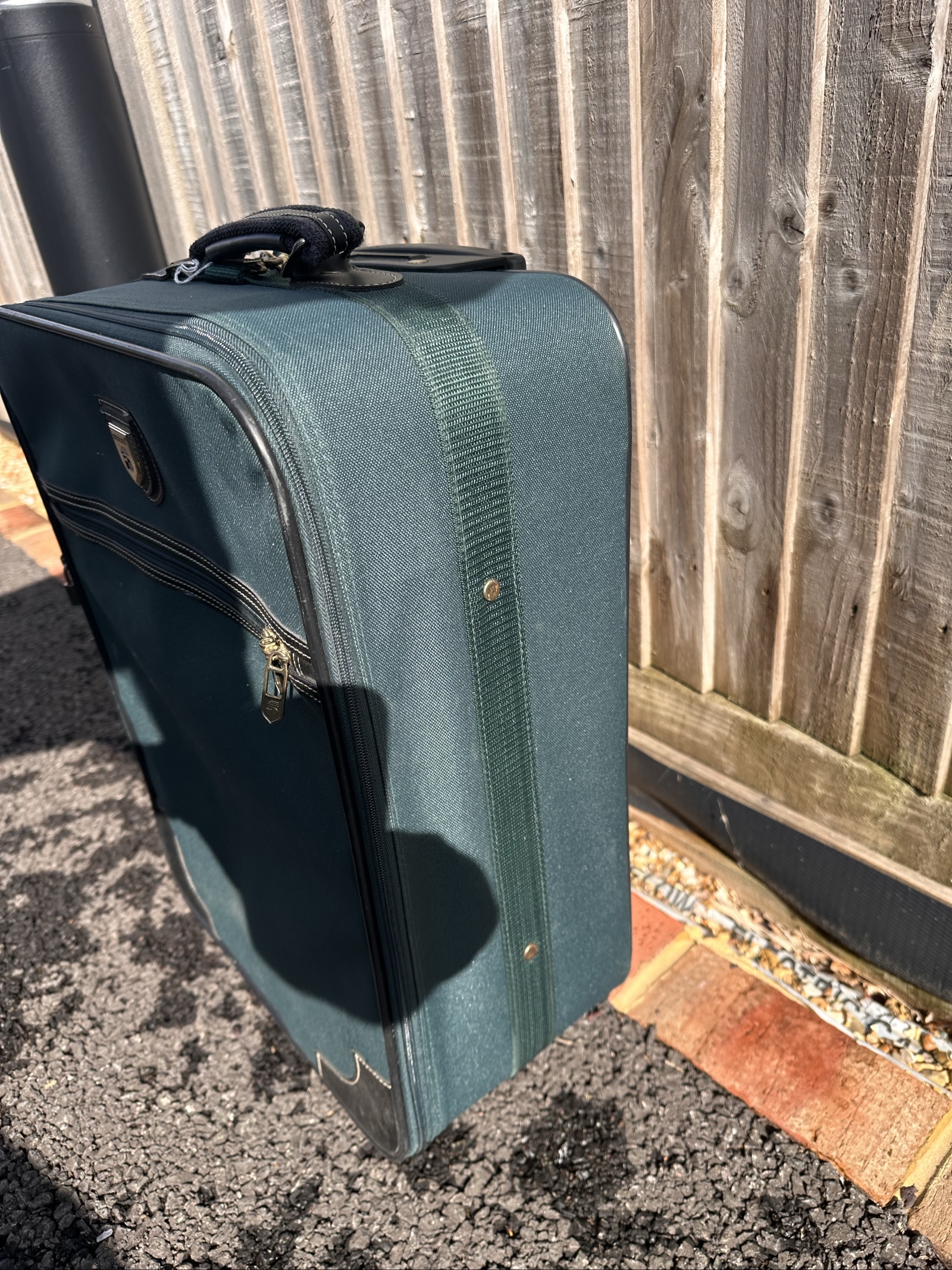 Delsey Green Small Wheeled Suitcase Travel Bag Unisex image 2