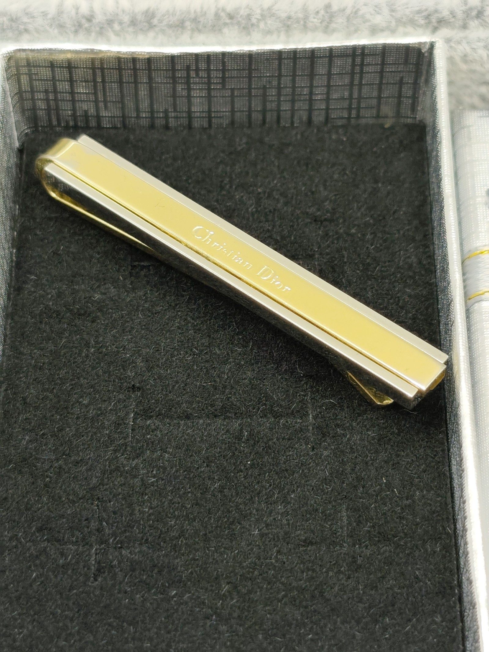 Christian Dior Gold & Silver Men's Tie Clip image 2