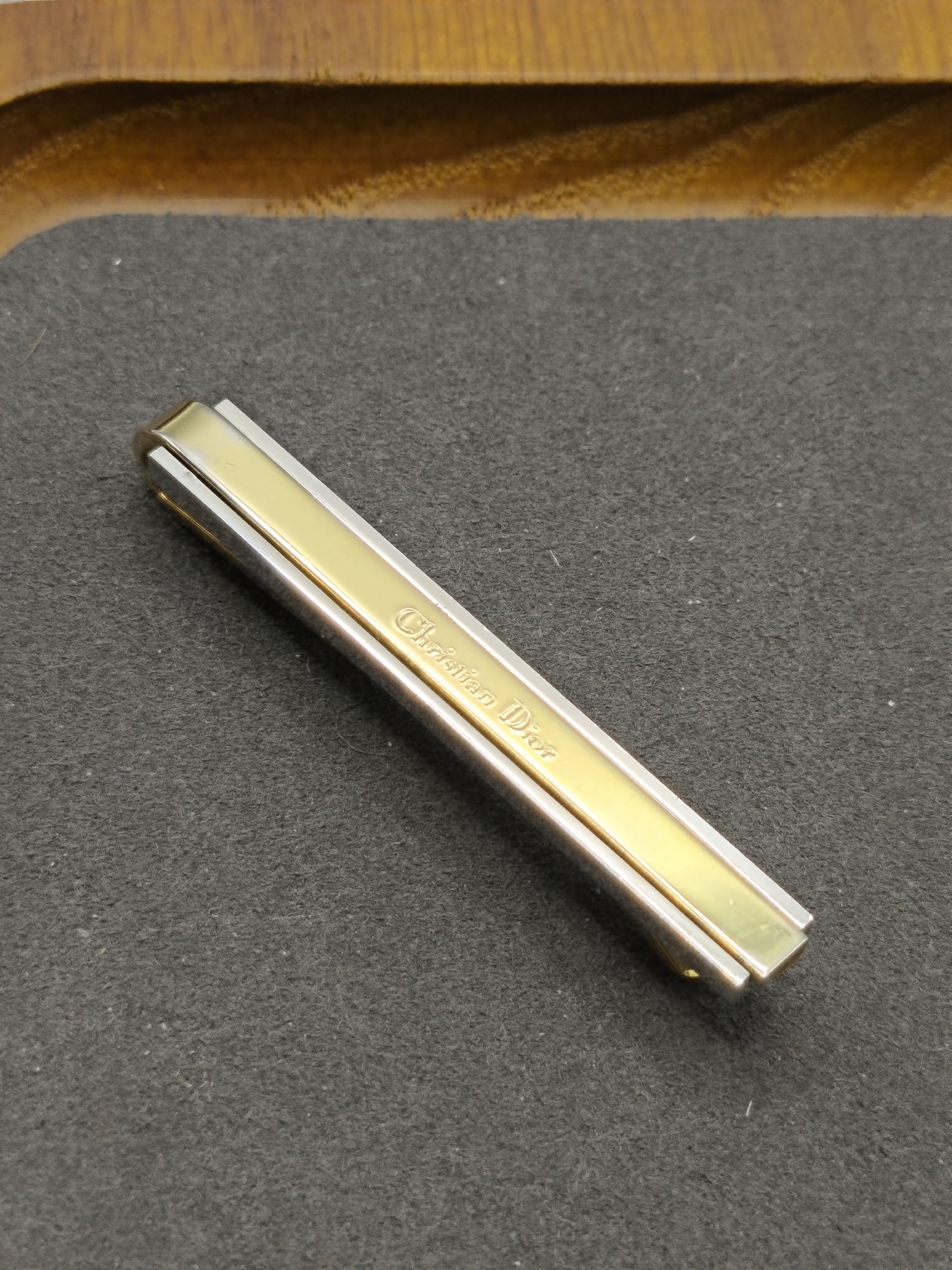 Christian Dior Gold & Silver Men's Tie Clip image 3