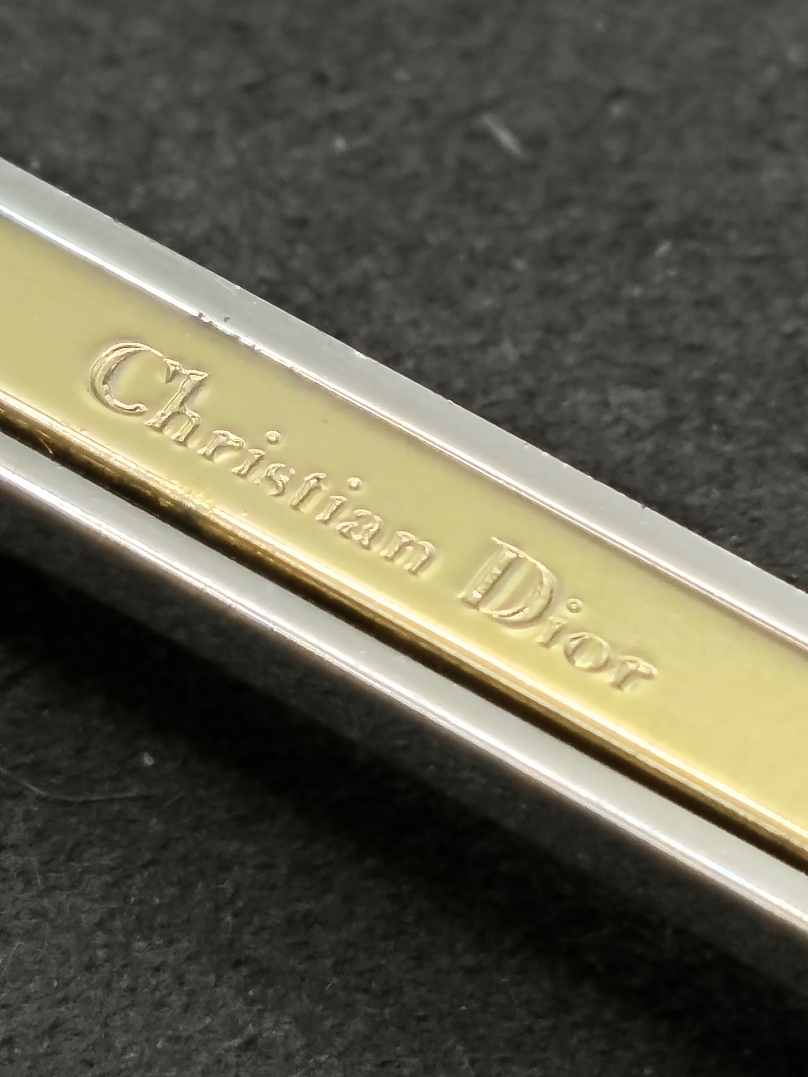 Christian Dior Gold & Silver Men's Tie Clip image 5