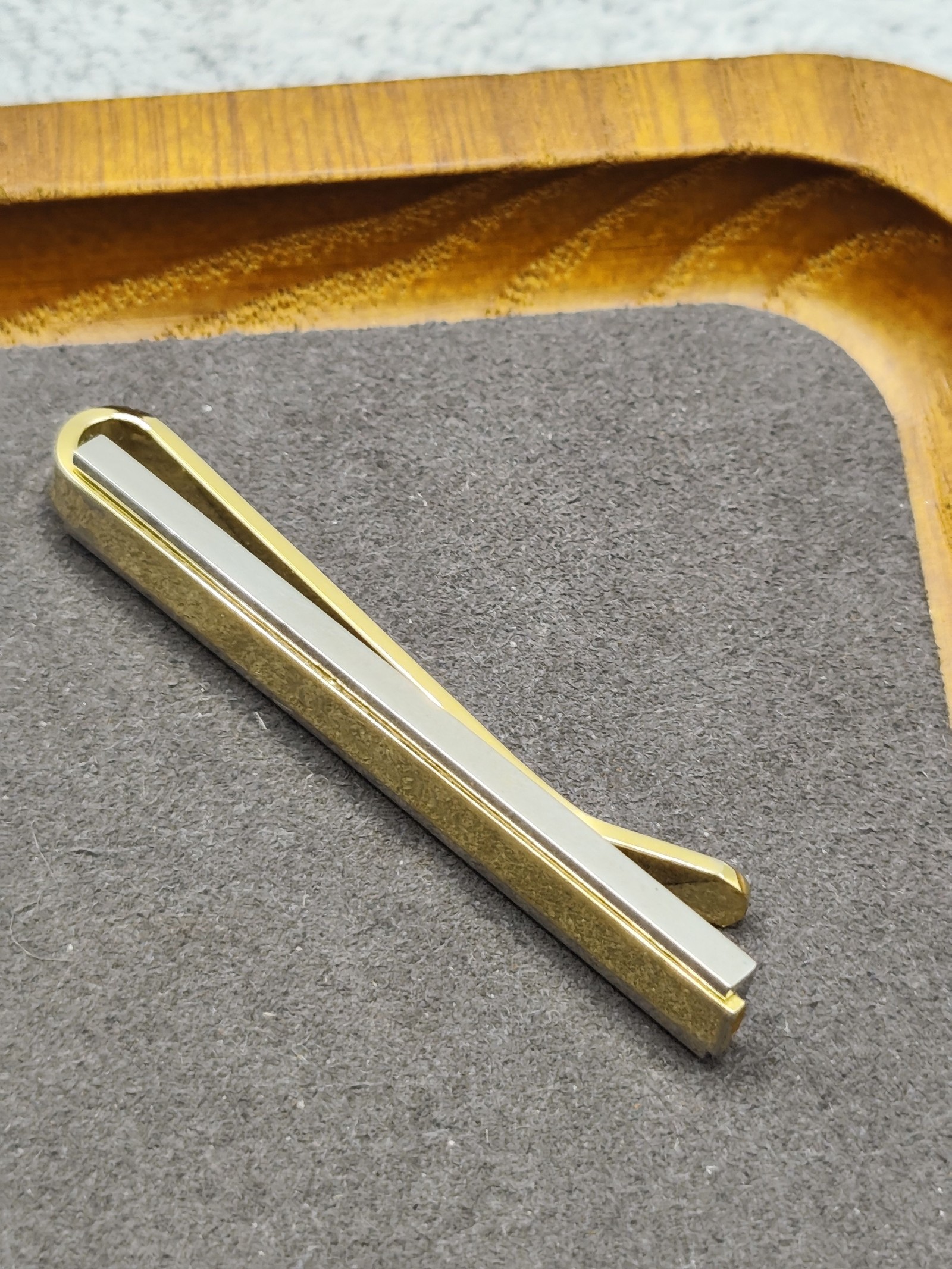 Christian Dior Gold & Silver Men's Tie Clip image 9