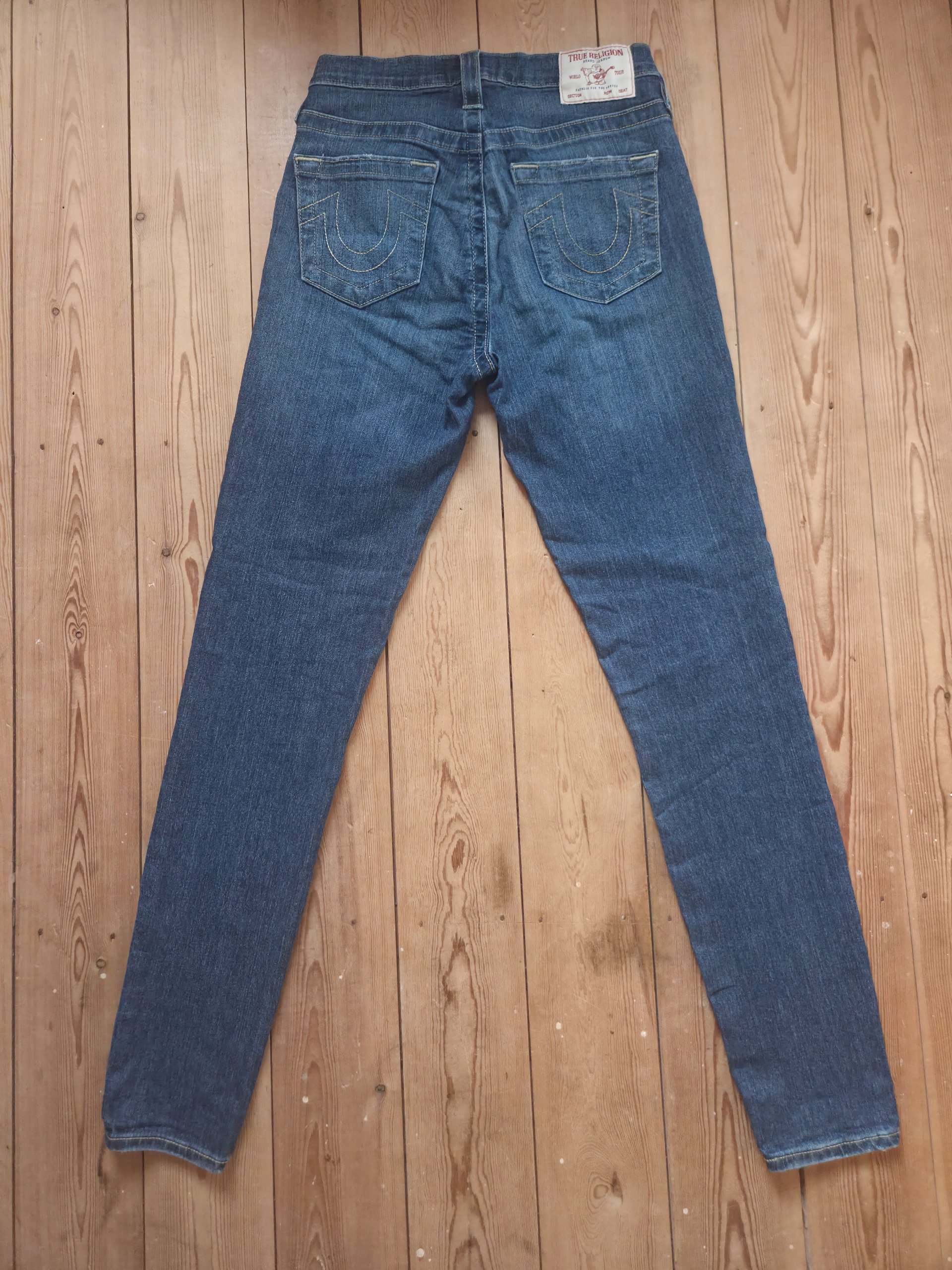 True Religion High Rise Super Skinny Jeans W27 UK 6 Y2K 30L image 2