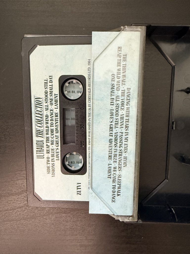 Ultravox The Collection Audio Cassette 1984 Pop Rock Music Greatest Hits image 3