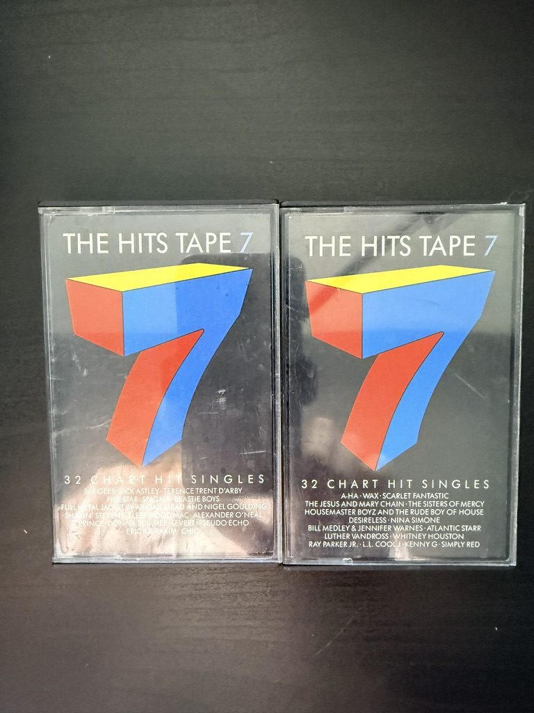 The Hits Tape 7 Music Double Cassette Set 32 Chart Hit Singles 1987