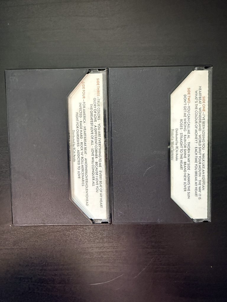 Hits 5 Various Artists Pop Rock Double Cassette Tape Set 1980s 1986 image 2