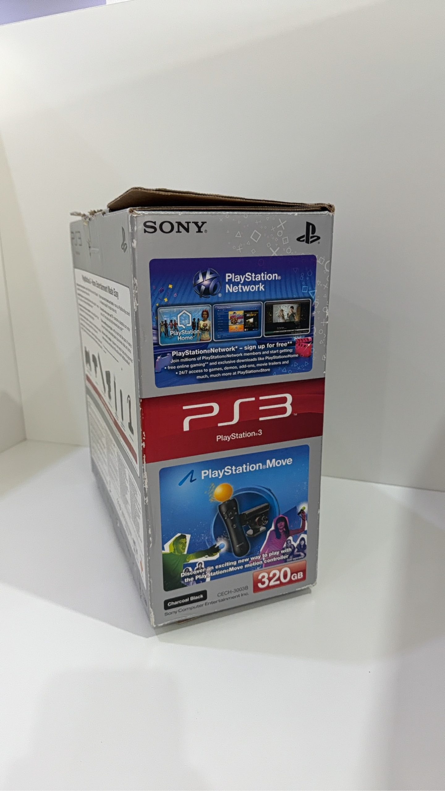 Sony PlayStation 3 PS3 320GB Boxed Console + Official Controller Cables Tested image 9