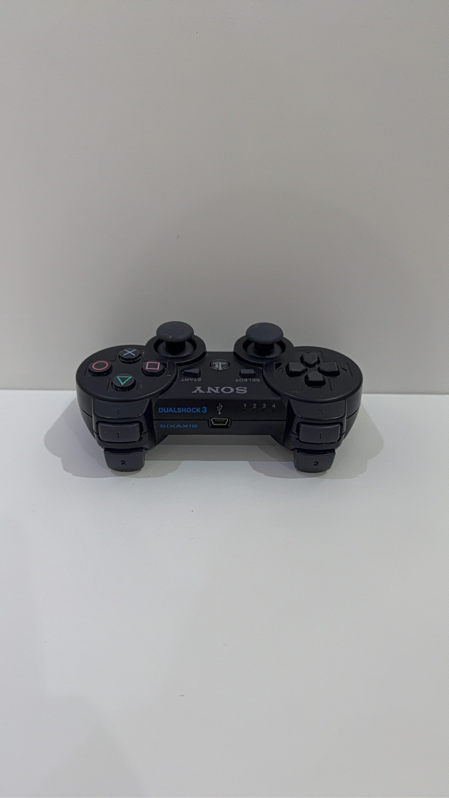 Official Sony PlayStation 3 PS3 DualShock 3 Sixaxis Controller Black Tested image 3