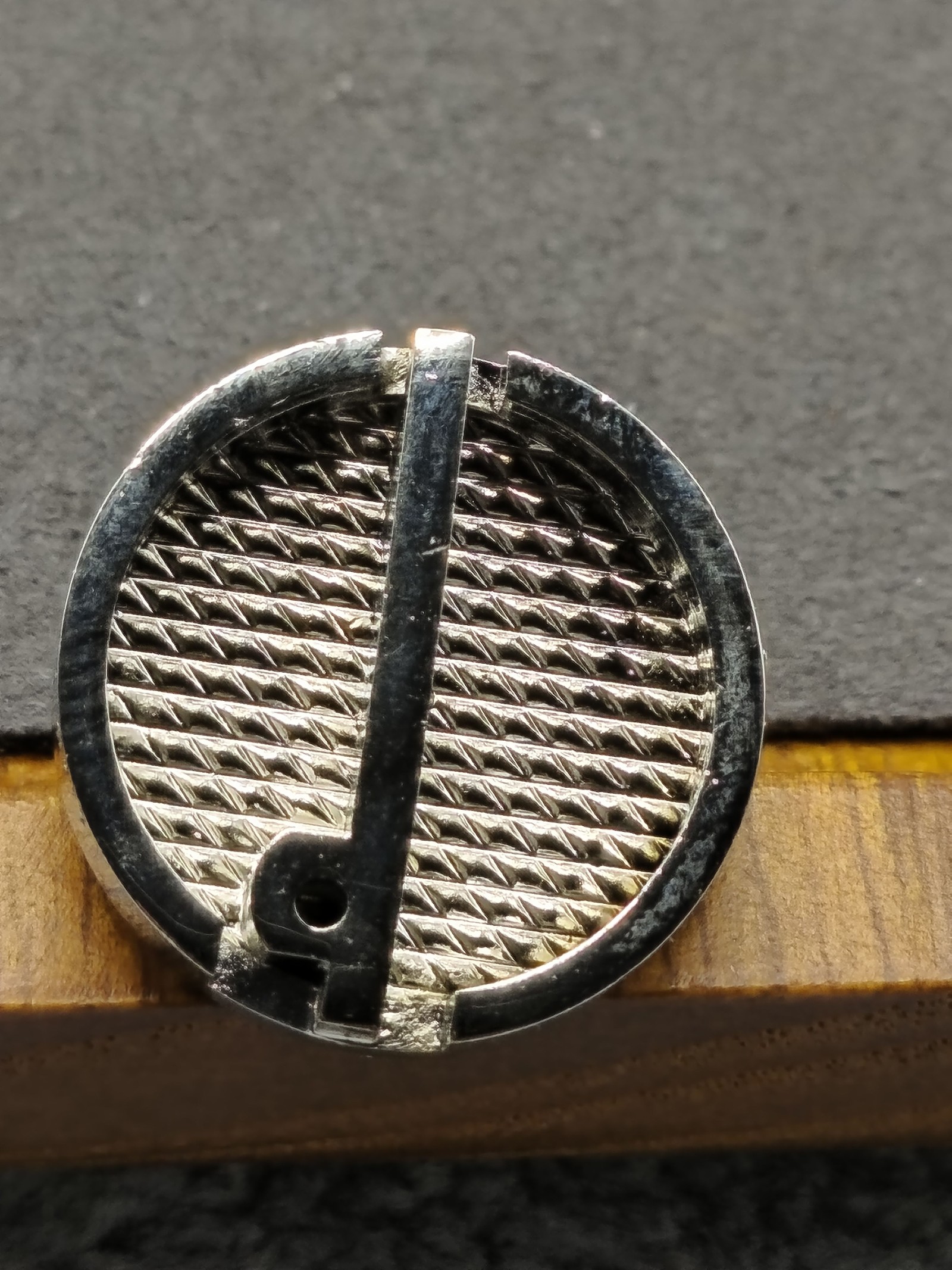 Dunhill Circular Tie Tack with Chain & Gift Box Other Size image 4