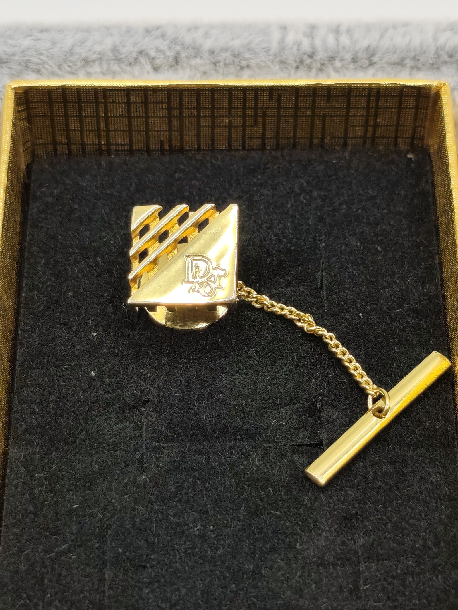 Dior Gold Tone Men's Tie Clip Other image 2