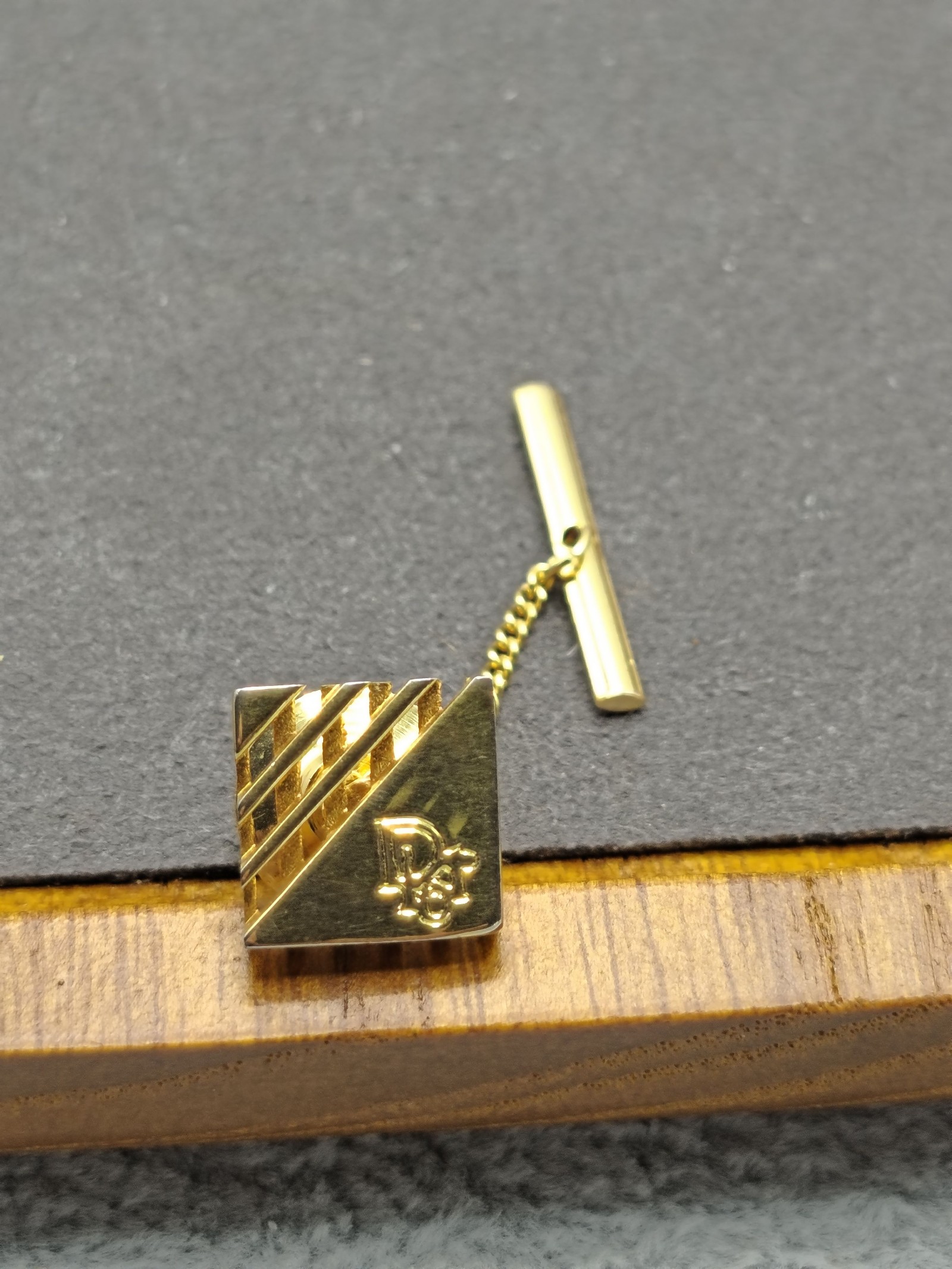 Dior Gold Tone Men's Tie Clip Other image 3