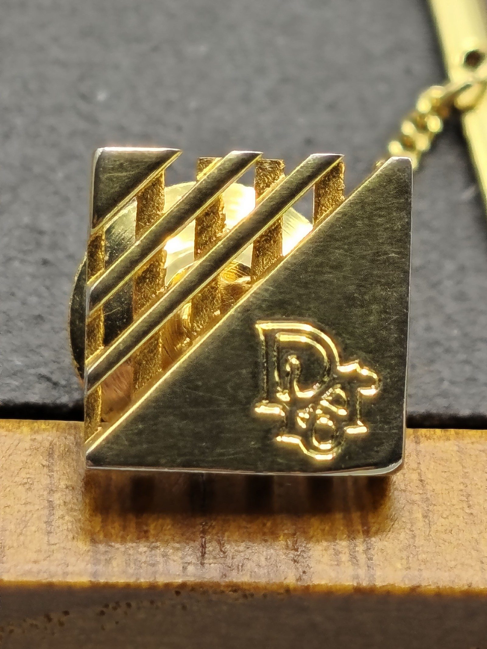 Dior Gold Tone Men's Tie Clip Other image 4