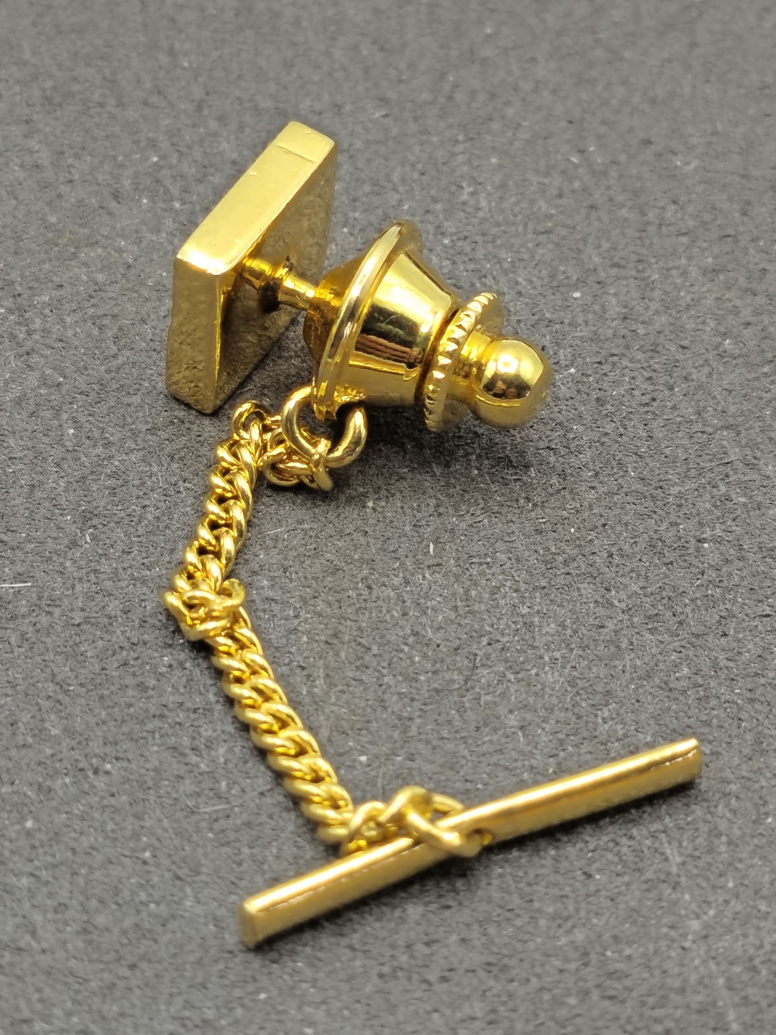 Dior Gold-Tone Metal Tie Clip Chain Men's image 6