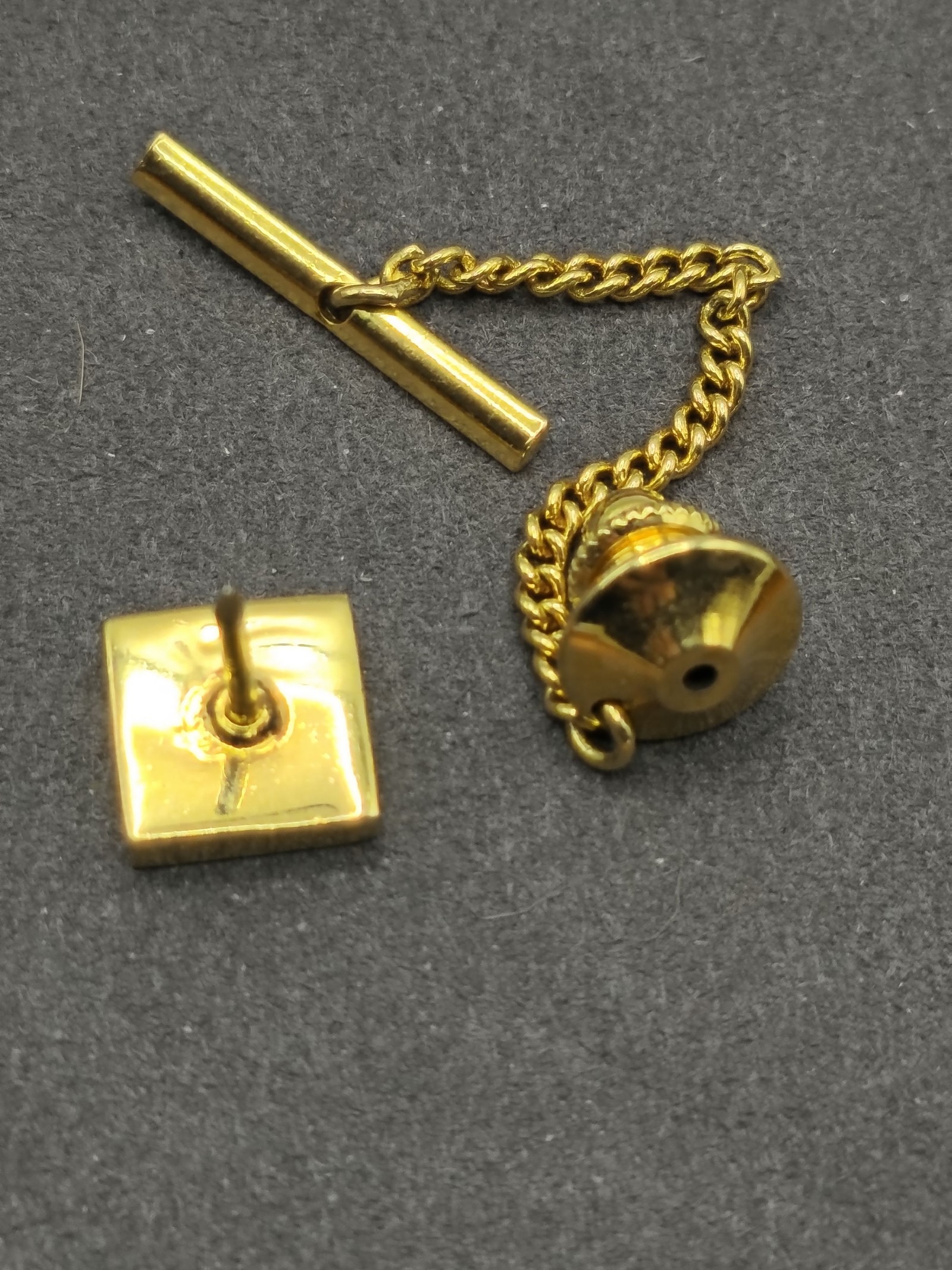 Dior Gold-Tone Metal Tie Clip Chain Men's image 7