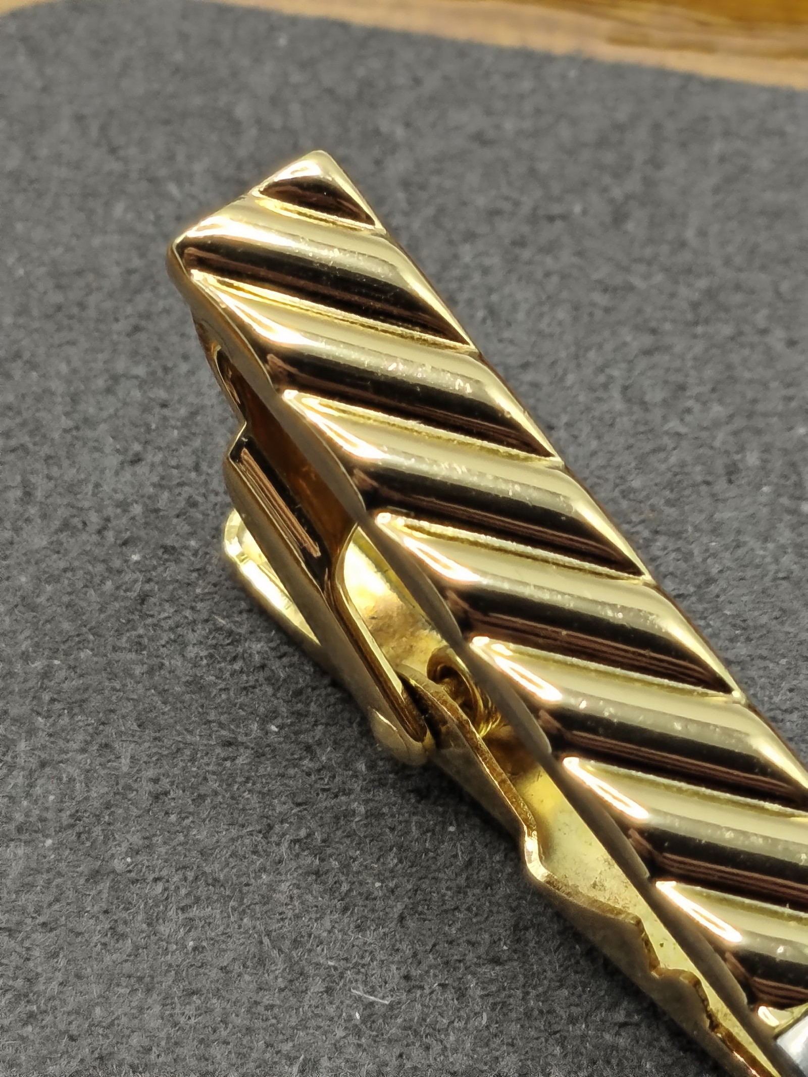 Christian Dior Gold Tone Logo Tie Clip Germany Other Men's image 4