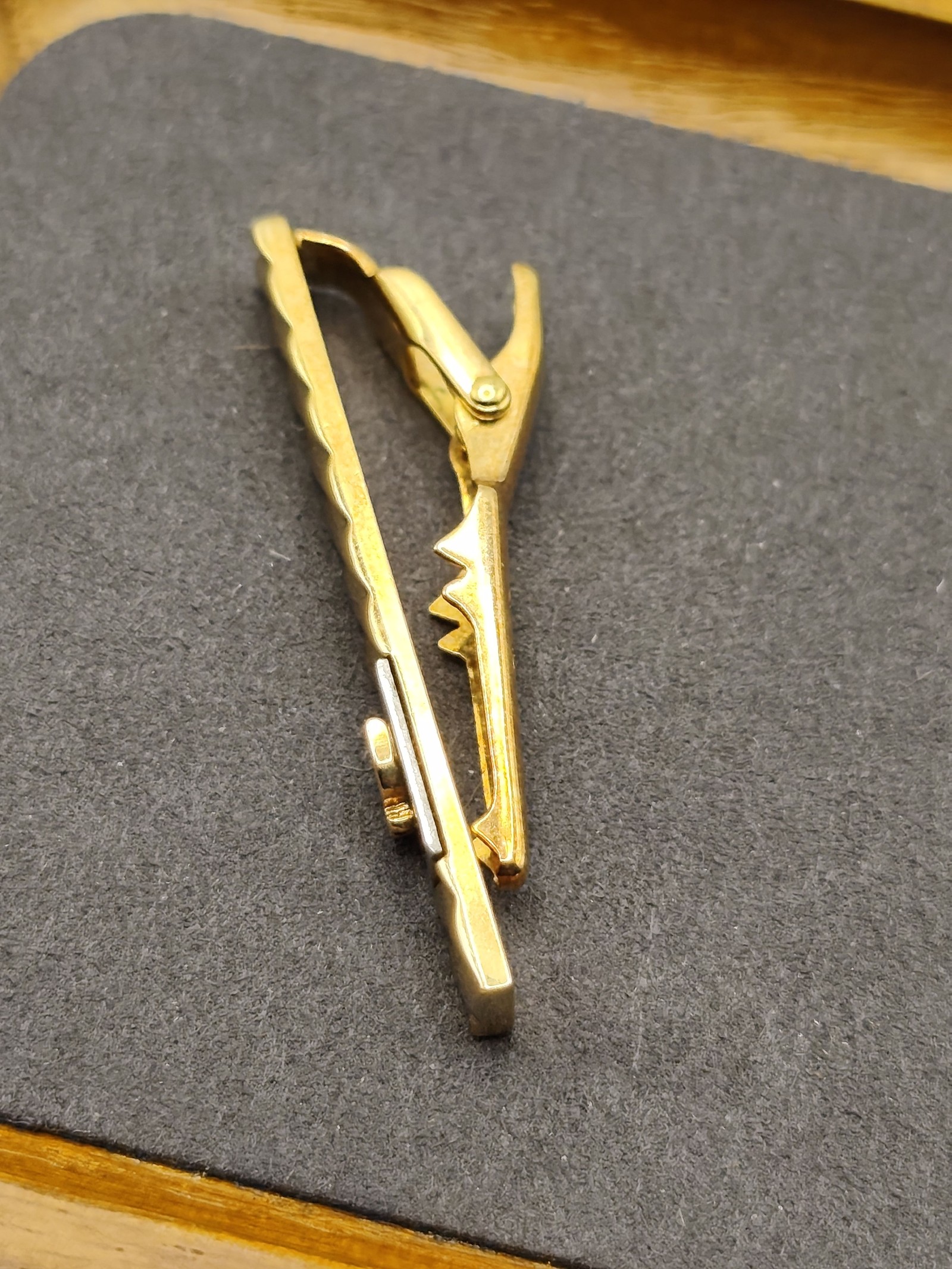 Christian Dior Gold Tone Logo Tie Clip Germany Other Men's image 9