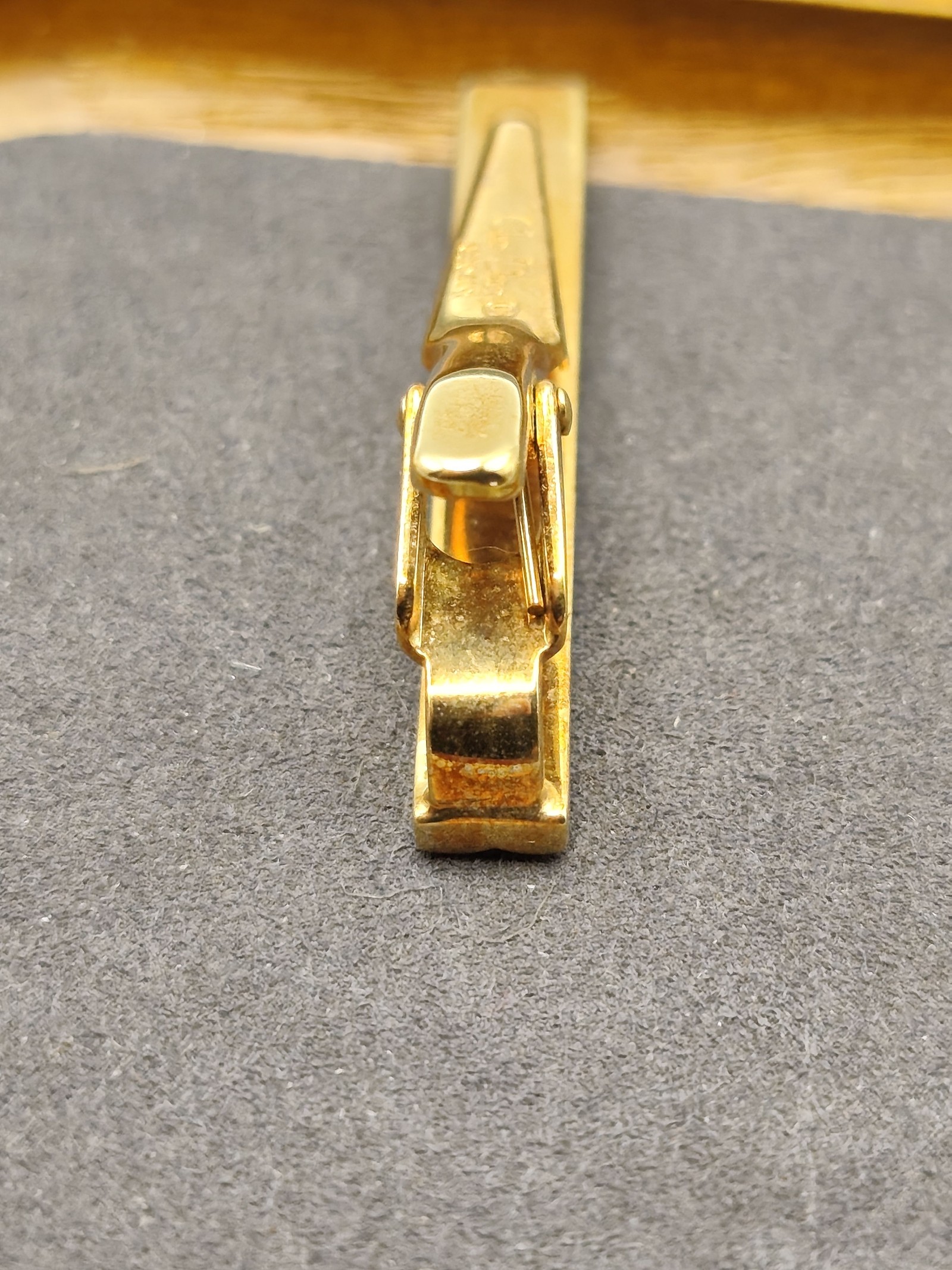 Christian Dior Gold Tone Logo Tie Clip Germany Other Men's image 10