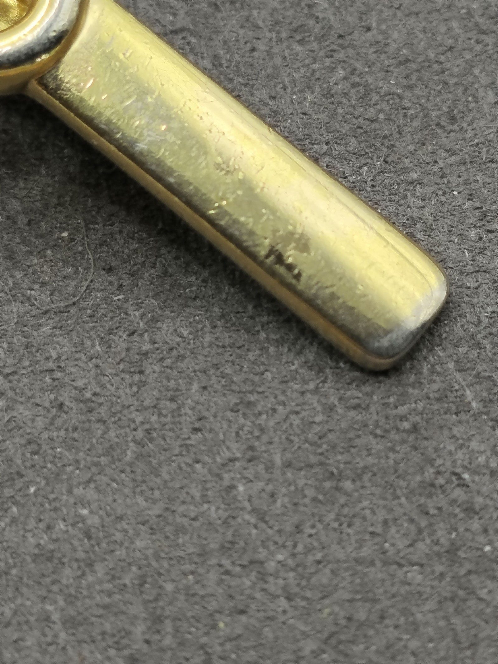 Christian Dior Men's Gold Tone CD Logo Tie Clip Other image 5