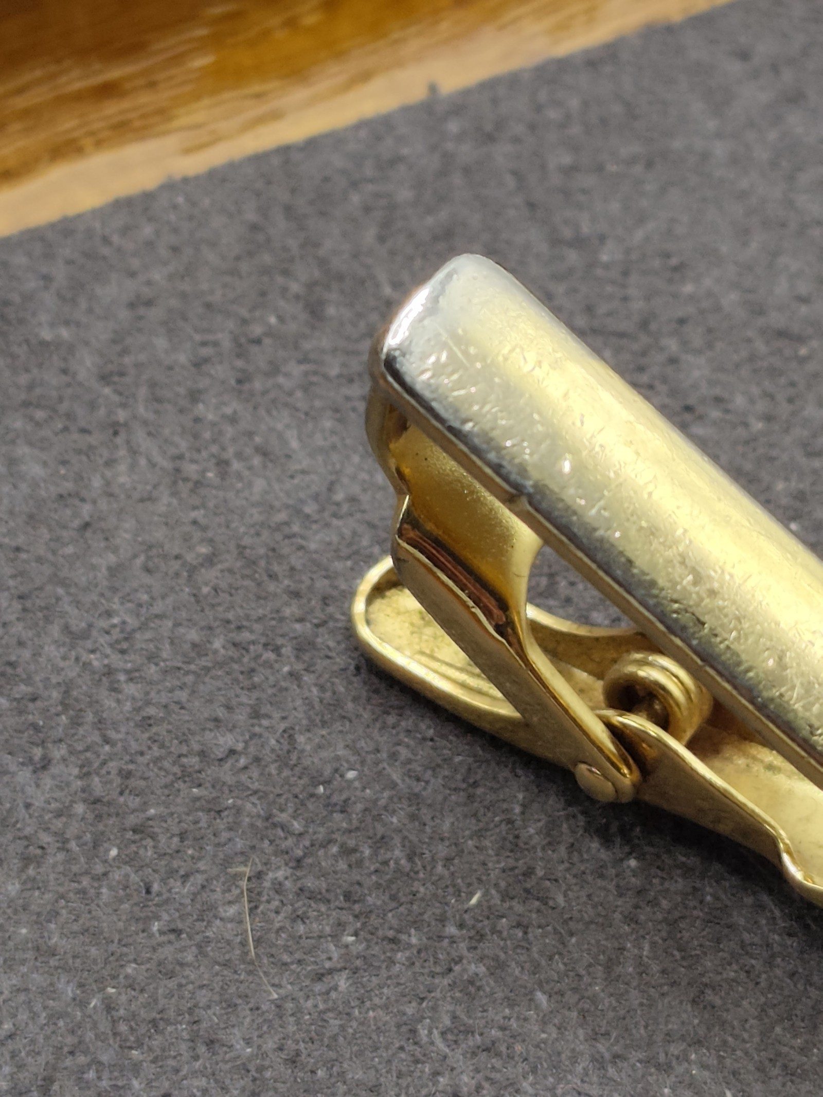 Christian Dior Men's Gold Tone CD Logo Tie Clip Other image 7