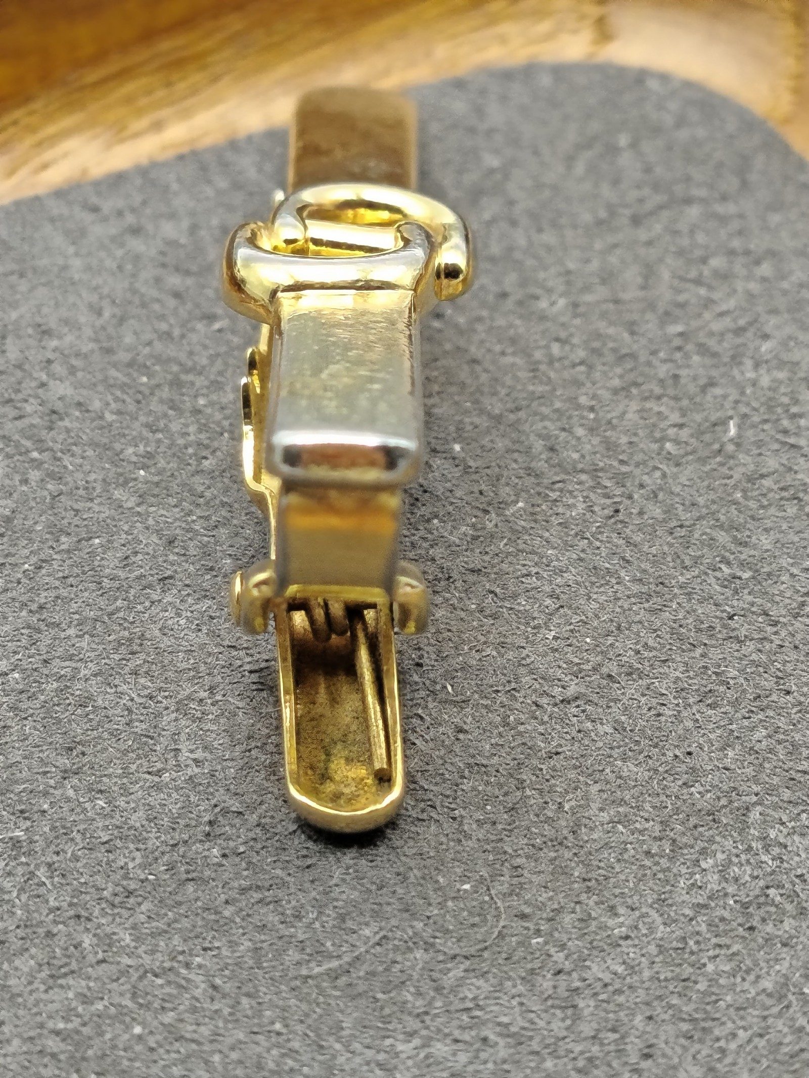 Christian Dior Men's Gold Tone CD Logo Tie Clip Other image 8